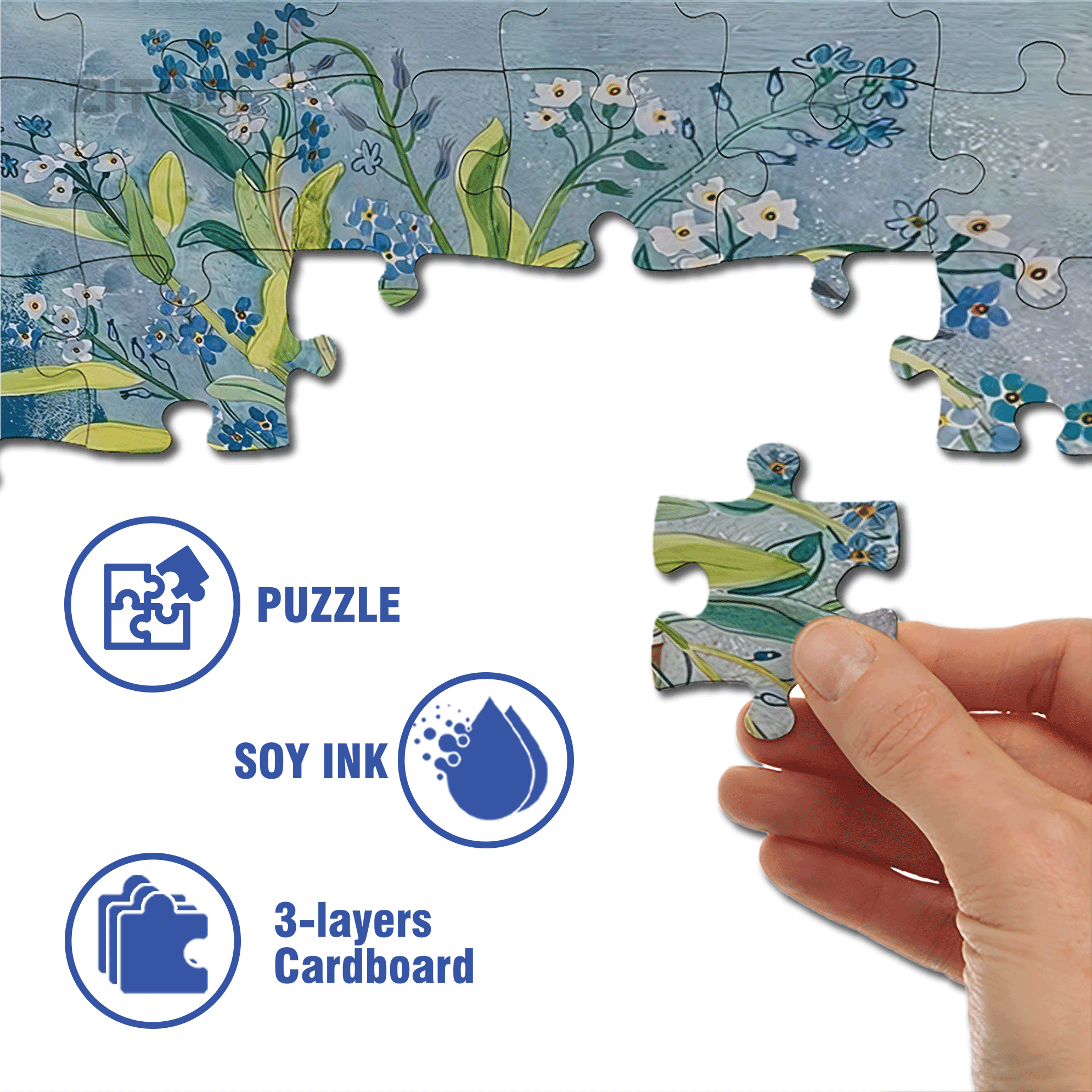 Tin Can 500pcs/1000pcs Jigsaw Puzzle, Scratch-Resistant, Interactive Family Game & Brain-Boosting DIY Decor, Perfect for Halloween, Christmas & New Year Gifts, Family Puzzle Game