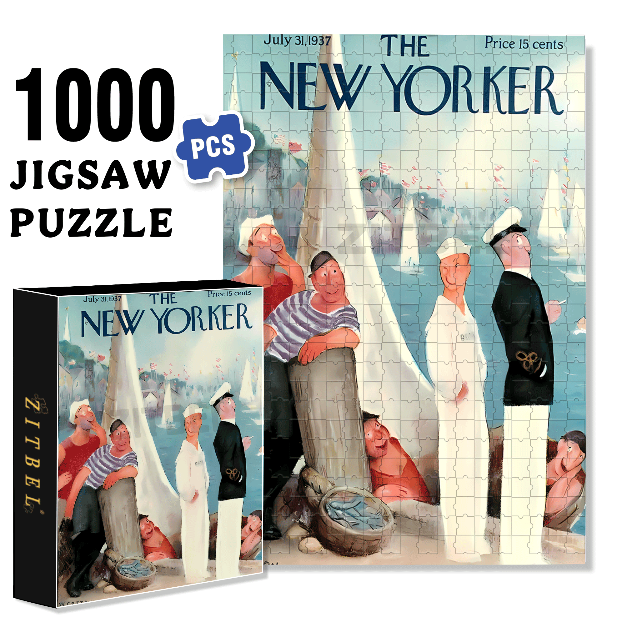 Wink 500pcs/1000pcs Jigsaw Puzzle, Scratch-Resistant, Interactive Family Game & Brain-Boosting DIY Decor, Perfect for Halloween, Christmas & New Year Gifts, Family Puzzle Game