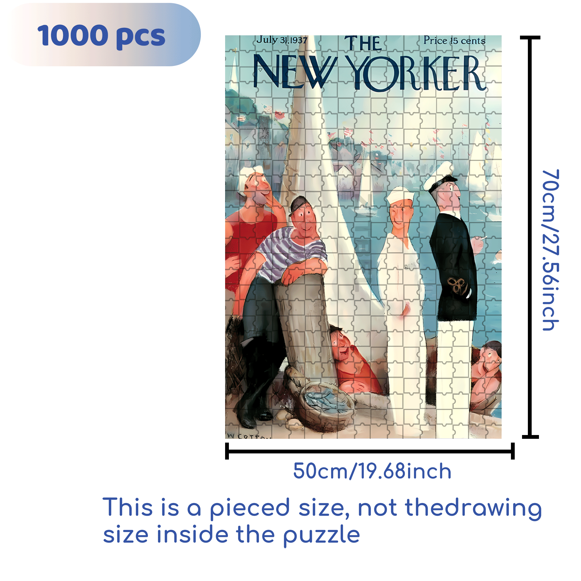 Wink 500pcs/1000pcs Jigsaw Puzzle, Scratch-Resistant, Interactive Family Game & Brain-Boosting DIY Decor, Perfect for Halloween, Christmas & New Year Gifts, Family Puzzle Game