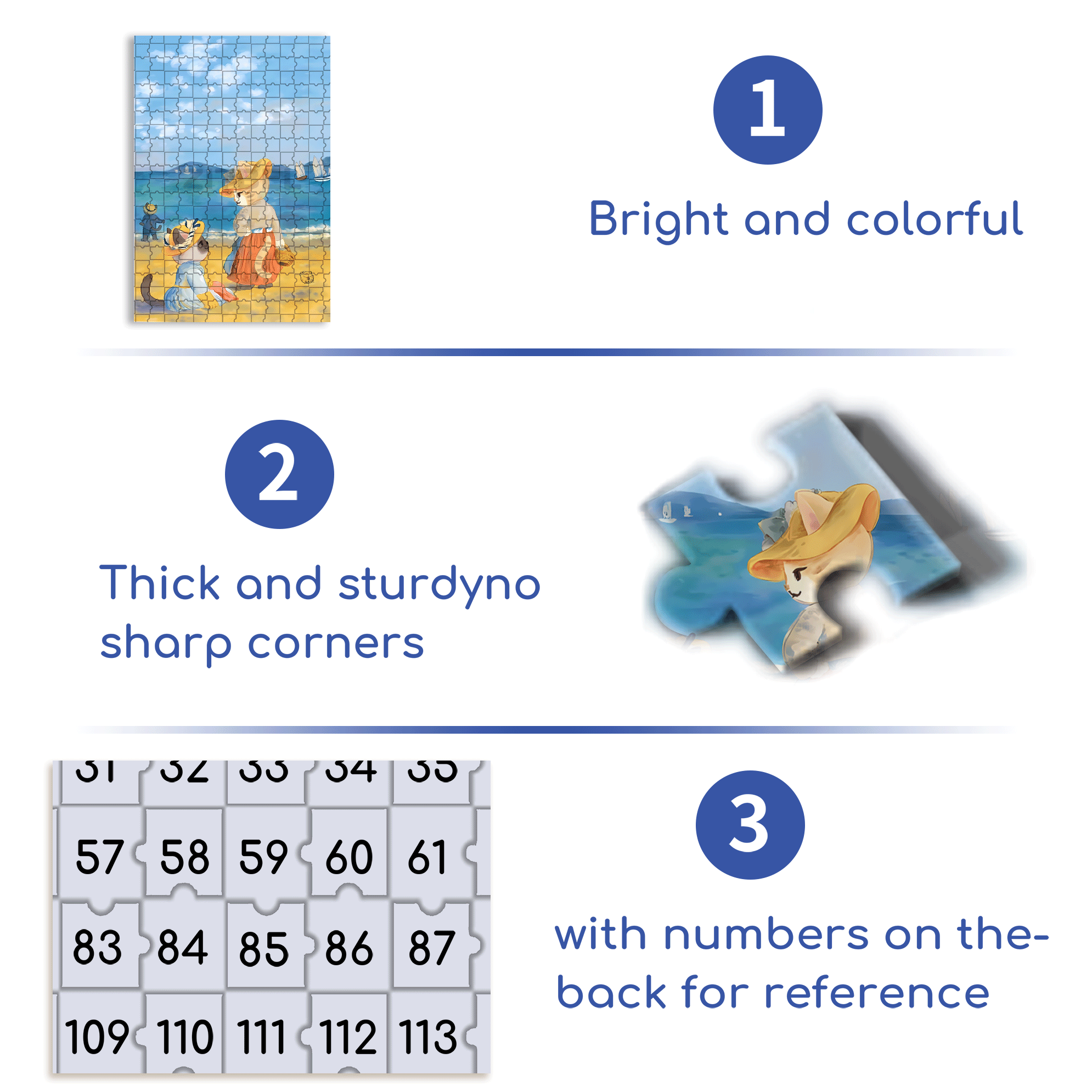 Aan Het Strand 500pcs/1000pcs Jigsaw Puzzle, Scratch-Resistant, Interactive Family Game & Brain-Boosting DIY Decor, Perfect for Halloween, Christmas & New Year Gifts, Family Puzzle Game