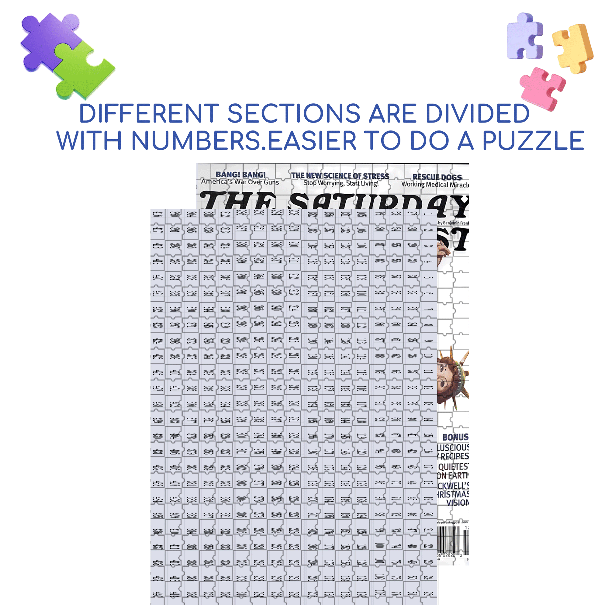 America Goes Dance Crazy 500pcs/1000pcs Jigsaw Puzzle, Scratch-Resistant, Interactive Family Game & Brain-Boosting DIY Decor, Perfect for Halloween, Christmas & New Year Gifts, Family Puzzle Game