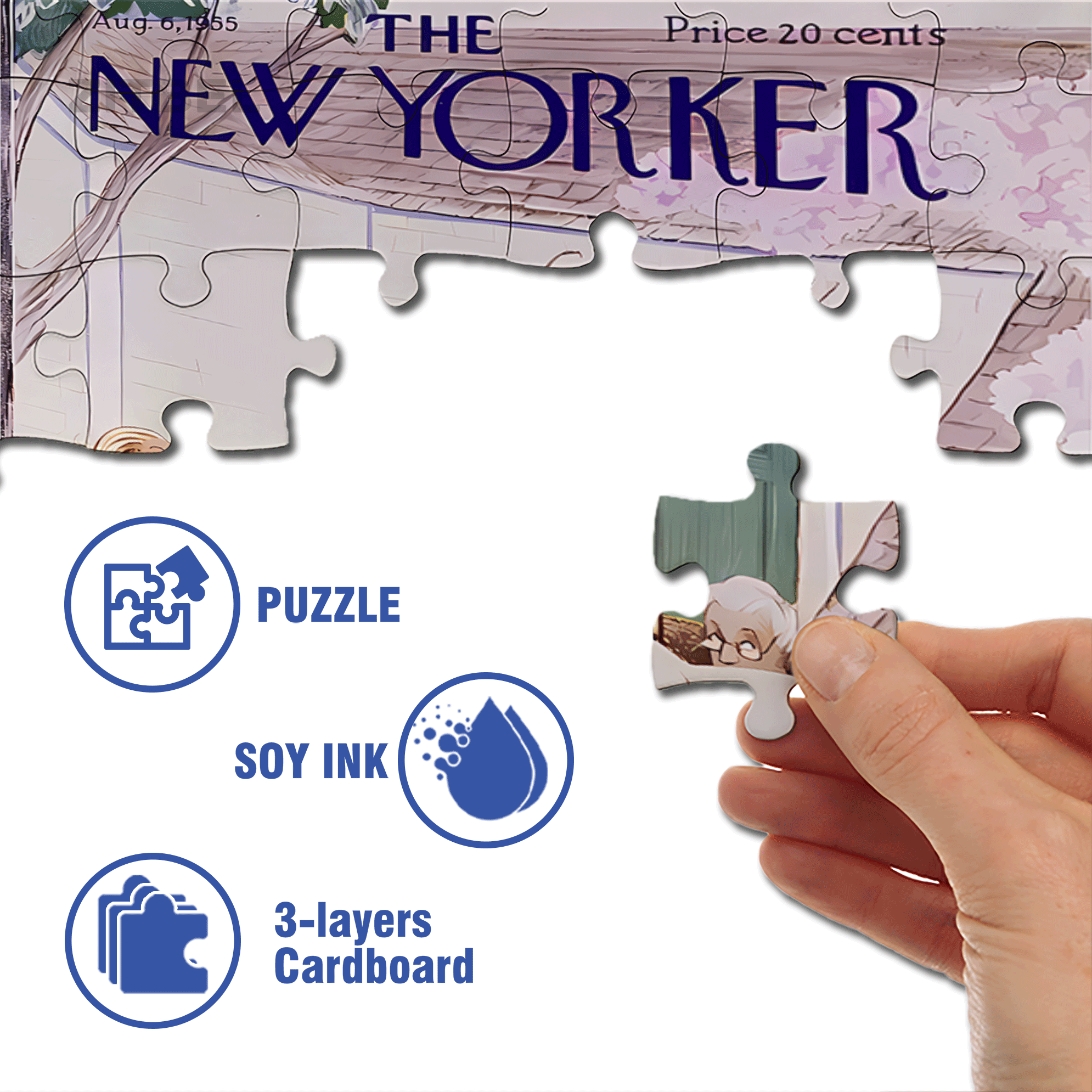 Attracting Attention 500pcs/1000pcs Jigsaw Puzzle, Scratch-Resistant, Interactive Family Game & Brain-Boosting DIY Decor, Perfect for Halloween, Christmas & New Year Gifts, Family Puzzle Game