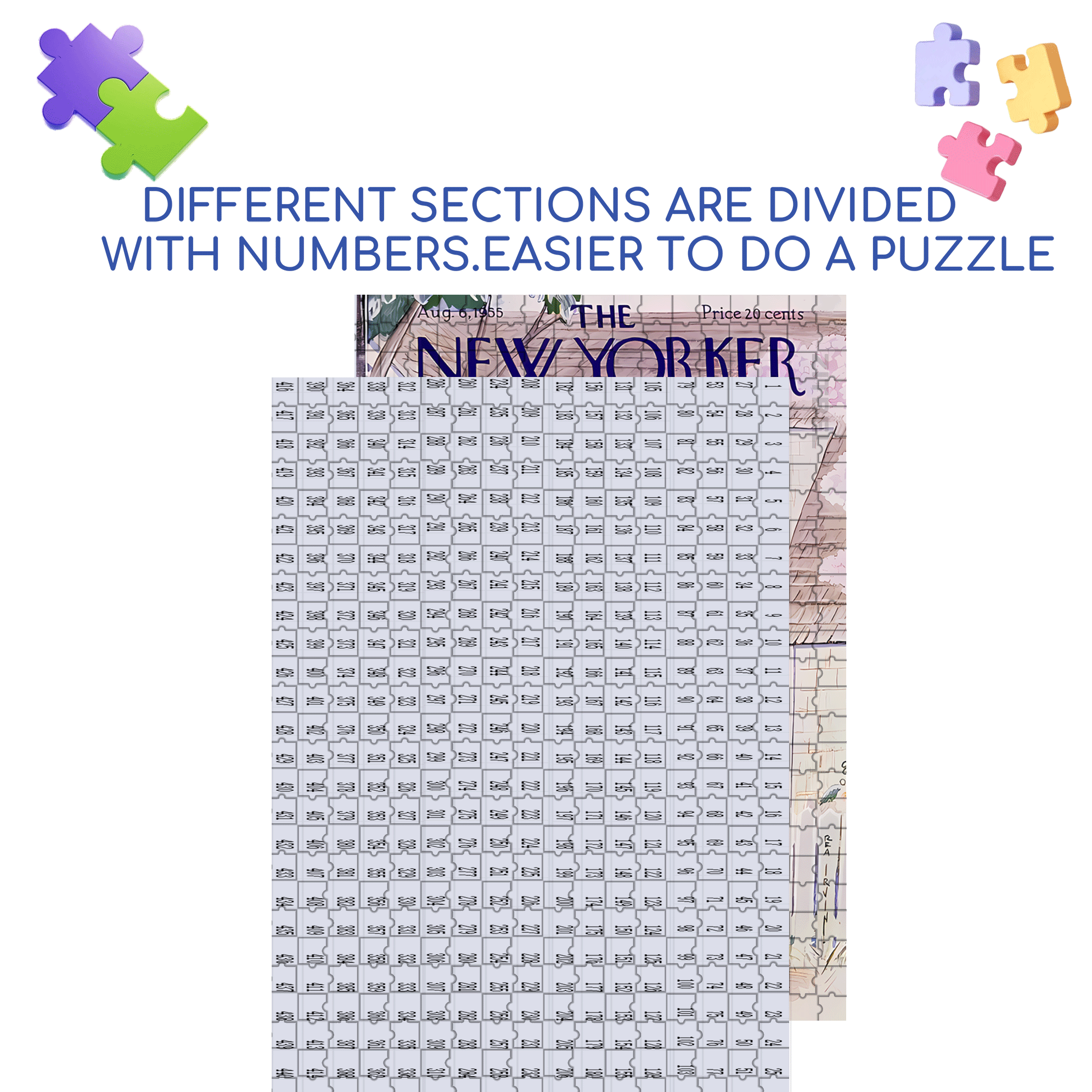 Attracting Attention 500pcs/1000pcs Jigsaw Puzzle, Scratch-Resistant, Interactive Family Game & Brain-Boosting DIY Decor, Perfect for Halloween, Christmas & New Year Gifts, Family Puzzle Game