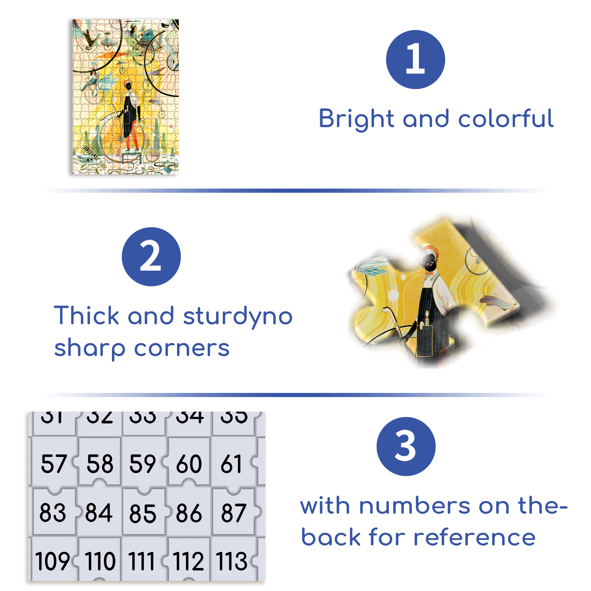 Bicycle Repairman 500pcs/1000pcs Jigsaw Puzzle, Scratch-Resistant, Interactive Family Game & Brain-Boosting DIY Decor, Perfect for Halloween, Christmas & New Year Gifts, Family Puzzle Game