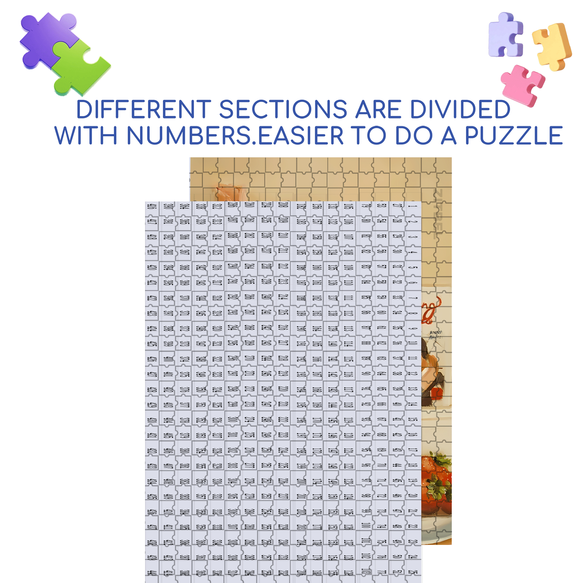 Burning Bridges 500pcs/1000pcs Jigsaw Puzzle, Scratch-Resistant, Interactive Family Game & Brain-Boosting DIY Decor, Perfect for Halloween, Christmas & New Year Gifts, Family Puzzle Game