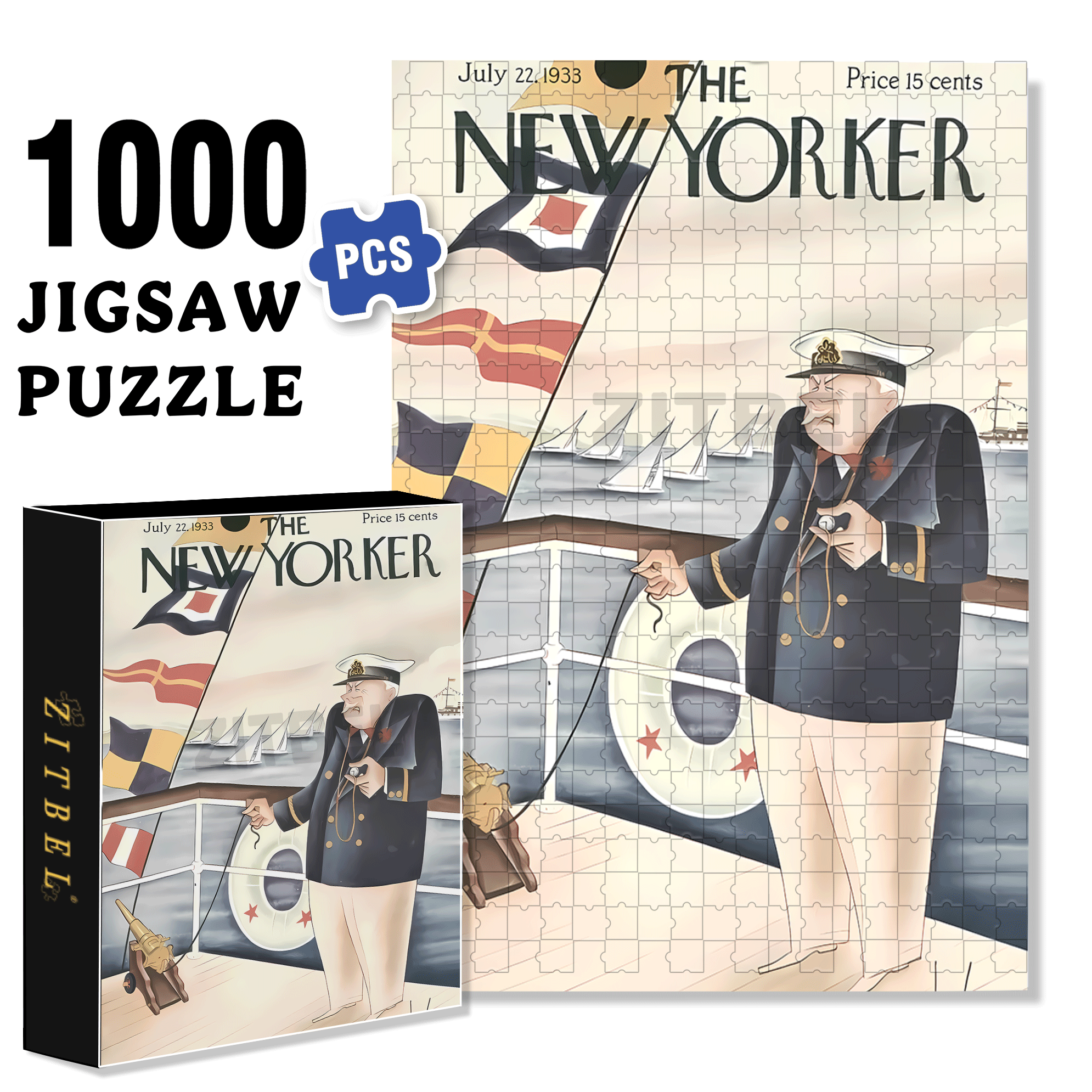 Fireside Storytelling 500pcs/1000pcs Jigsaw Puzzle, Scratch-Resistant, Interactive Family Game & Brain-Boosting DIY Decor, Perfect for Halloween, Christmas & New Year Gifts, Family Puzzle Game
