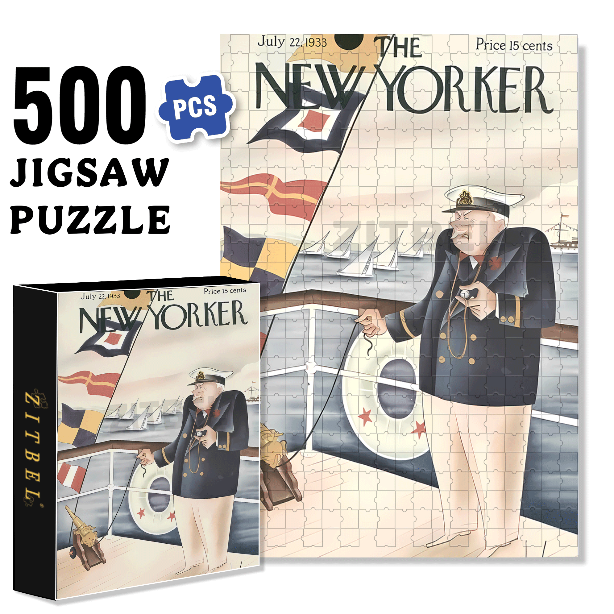 Fireside Storytelling 500pcs/1000pcs Jigsaw Puzzle, Scratch-Resistant, Interactive Family Game & Brain-Boosting DIY Decor, Perfect for Halloween, Christmas & New Year Gifts, Family Puzzle Game