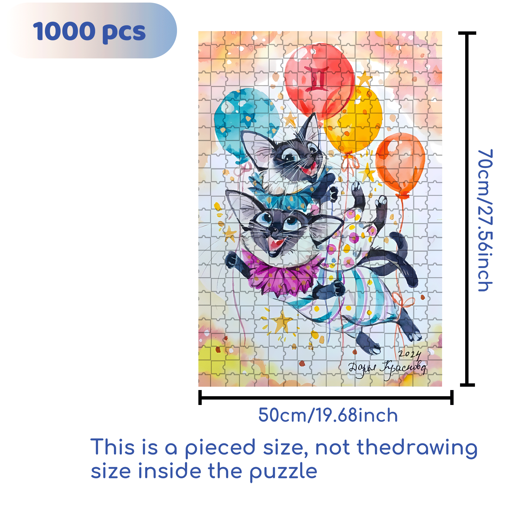 Fly 500pcs/1000pcs Jigsaw Puzzle, Scratch-Resistant, Interactive Family Game & Brain-Boosting DIY Decor, Perfect for Halloween, Christmas & New Year Gifts, Family Puzzle Game