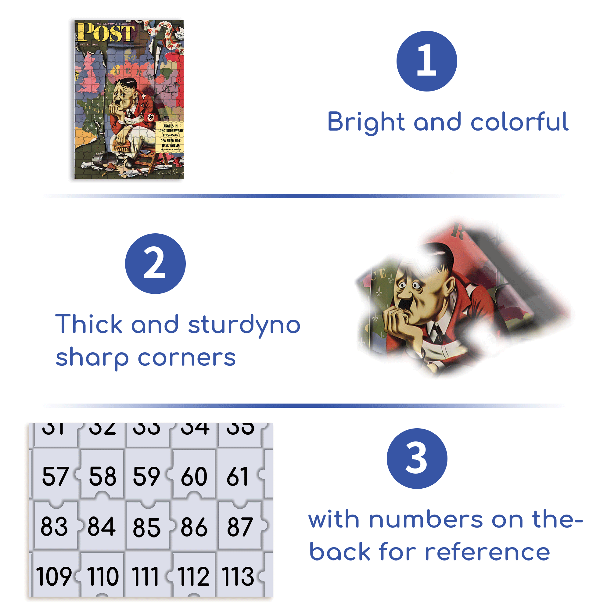 Frustration 500pcs/1000pcs Jigsaw Puzzle, Scratch-Resistant, Interactive Family Game & Brain-Boosting DIY Decor, Perfect for Halloween, Christmas & New Year Gifts, Family Puzzle Game