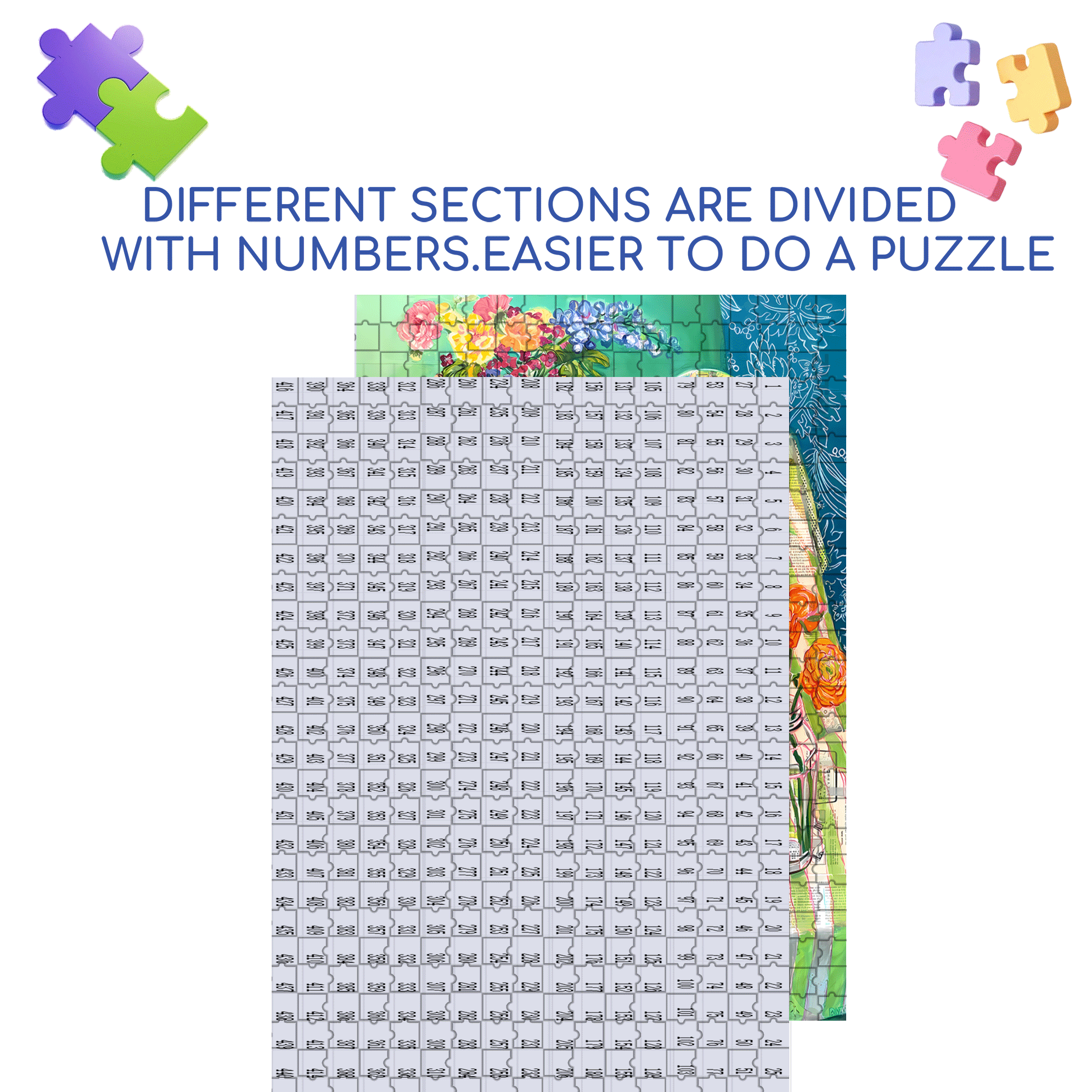 Good Mood 500pcs/1000pcs Jigsaw Puzzle, Scratch-Resistant, Interactive Family Game & Brain-Boosting DIY Decor, Perfect for Halloween, Christmas & New Year Gifts, Family Puzzle Game