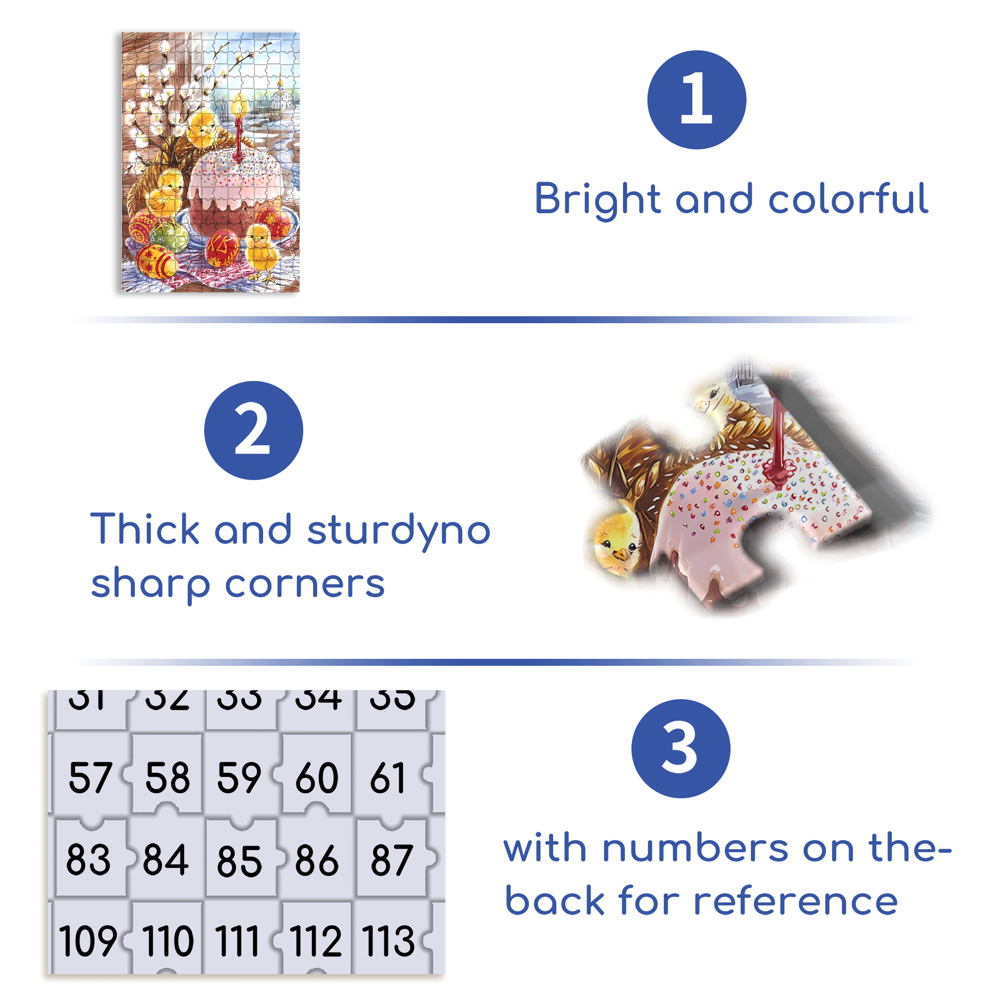 Happy Birthday, Little Chicken! 500pcs/1000pcs Jigsaw Puzzle, Scratch-Resistant, Interactive Family Game & Brain-Boosting DIY Decor, Perfect for Halloween, Christmas & New Year Gifts, Family Puzzle Game
