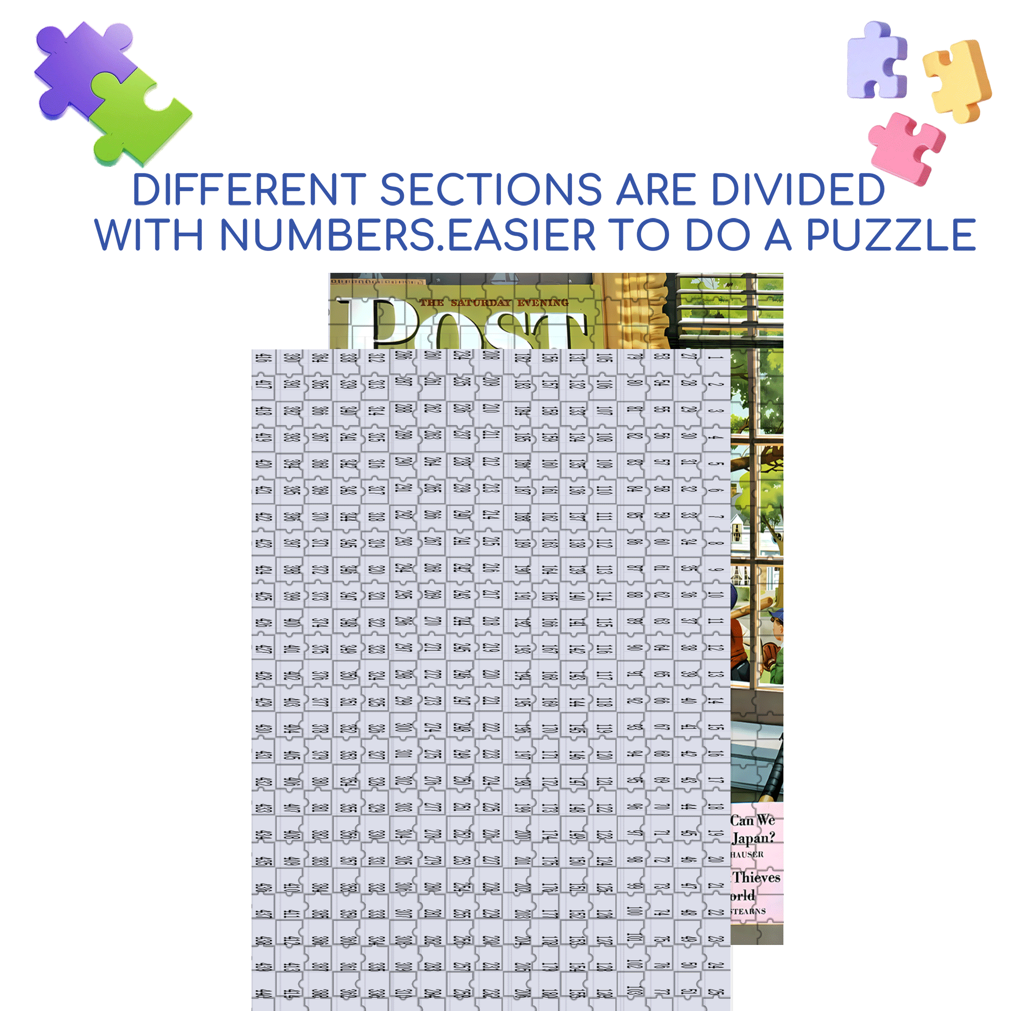 I Want To Go Too 500pcs/1000pcs Jigsaw Puzzle, Scratch-Resistant, Interactive Family Game & Brain-Boosting DIY Decor, Perfect for Halloween, Christmas & New Year Gifts, Family Puzzle Game