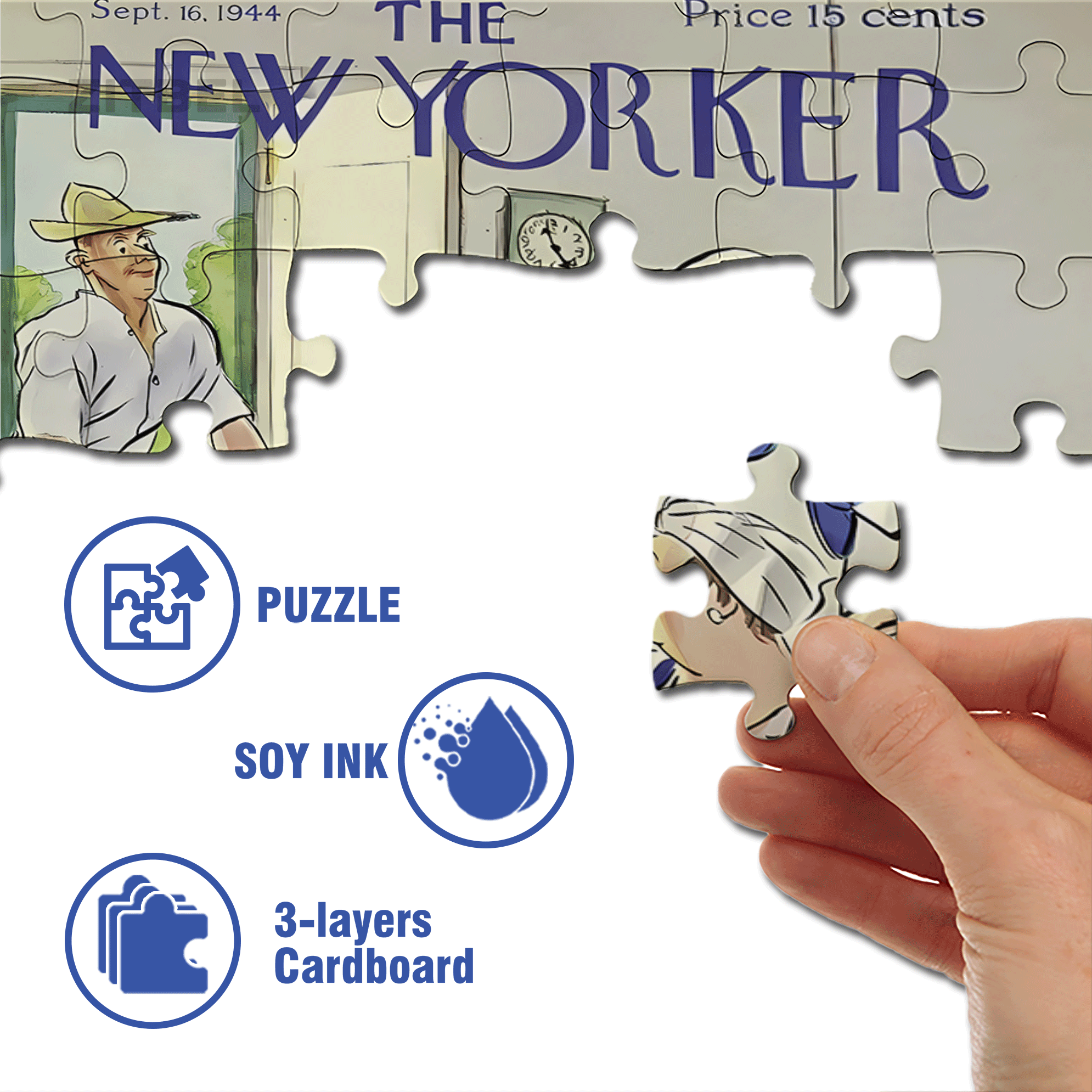 It's All Tomatoes 500pcs/1000pcs Jigsaw Puzzle, Scratch-Resistant, Interactive Family Game & Brain-Boosting DIY Decor, Perfect for Halloween, Christmas & New Year Gifts, Family Puzzle Game