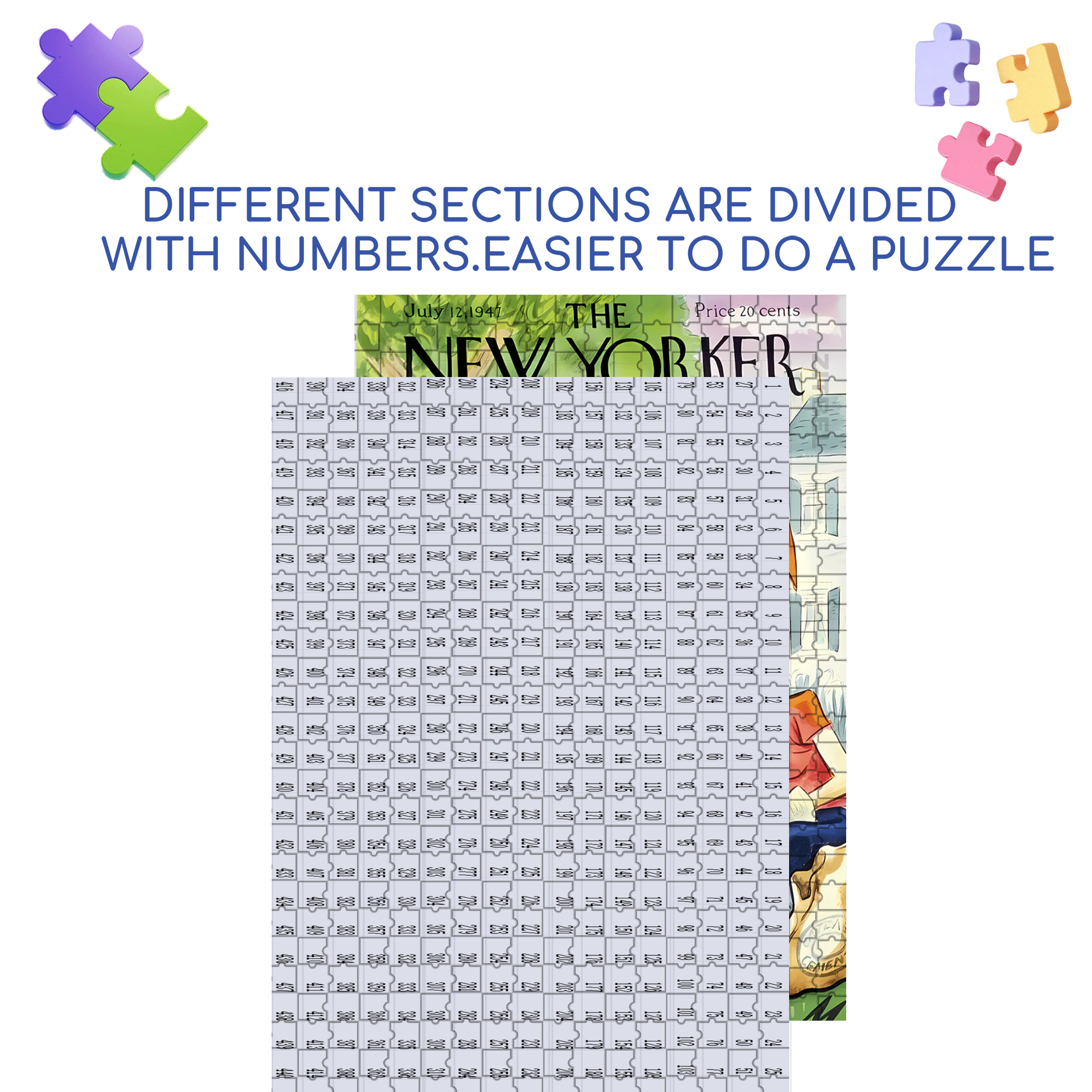 Learning The Tutorial 500pcs/1000pcs Jigsaw Puzzle, Scratch-Resistant, Interactive Family Game & Brain-Boosting DIY Decor, Perfect for Halloween, Christmas & New Year Gifts, Family Puzzle Game