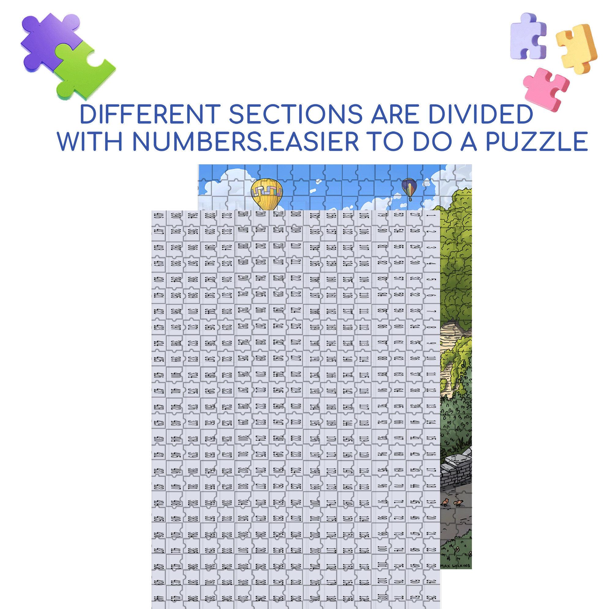 Letchworth State Park 500pcs/1000pcs Jigsaw Puzzle, Scratch-Resistant, Interactive Family Game & Brain-Boosting DIY Decor, Perfect for Halloween, Christmas & New Year Gifts, Family Puzzle Game