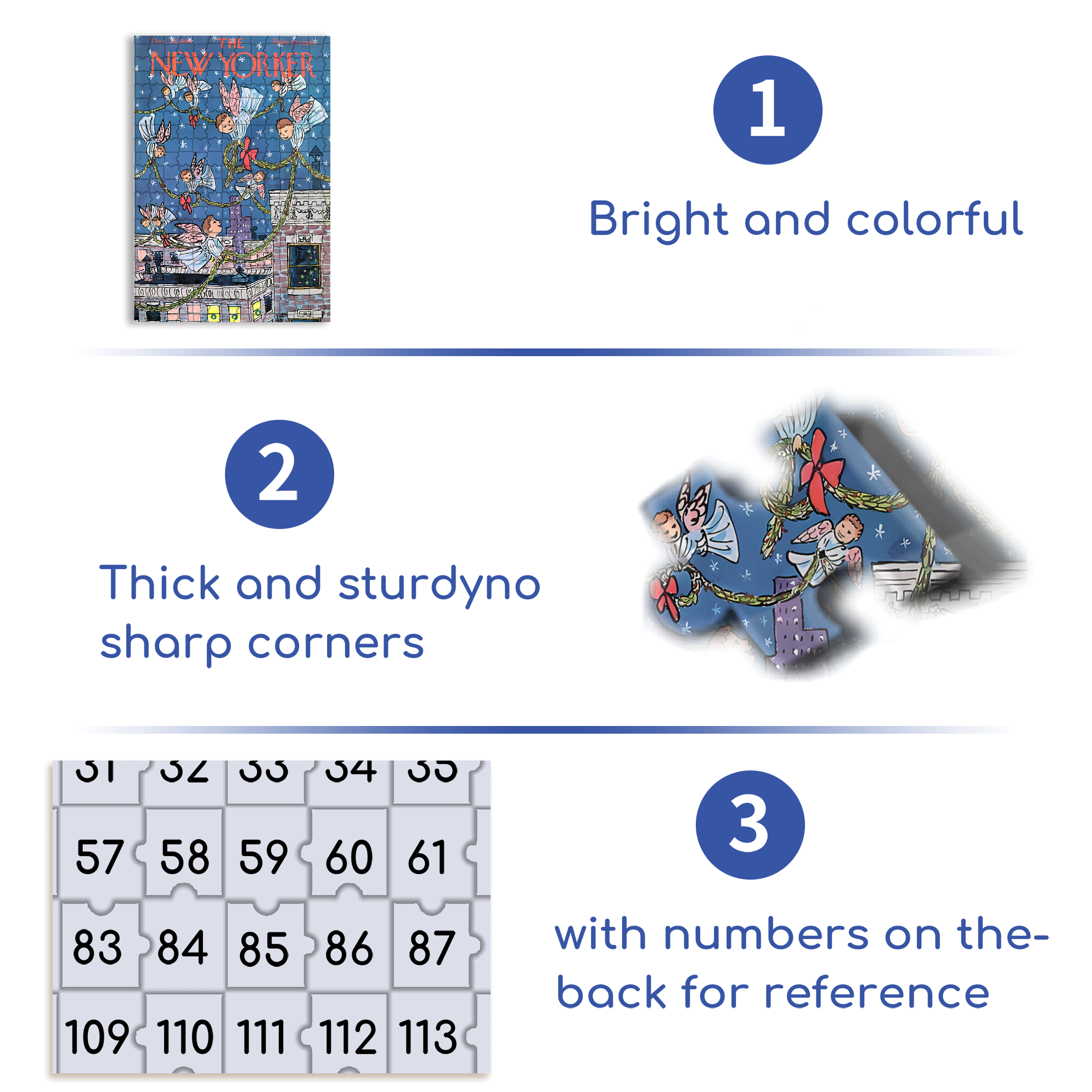Lovely Angel 500pcs/1000pcs Jigsaw Puzzle, Scratch-Resistant, Interactive Family Game & Brain-Boosting DIY Decor, Perfect for Halloween, Christmas & New Year Gifts, Family Puzzle Game