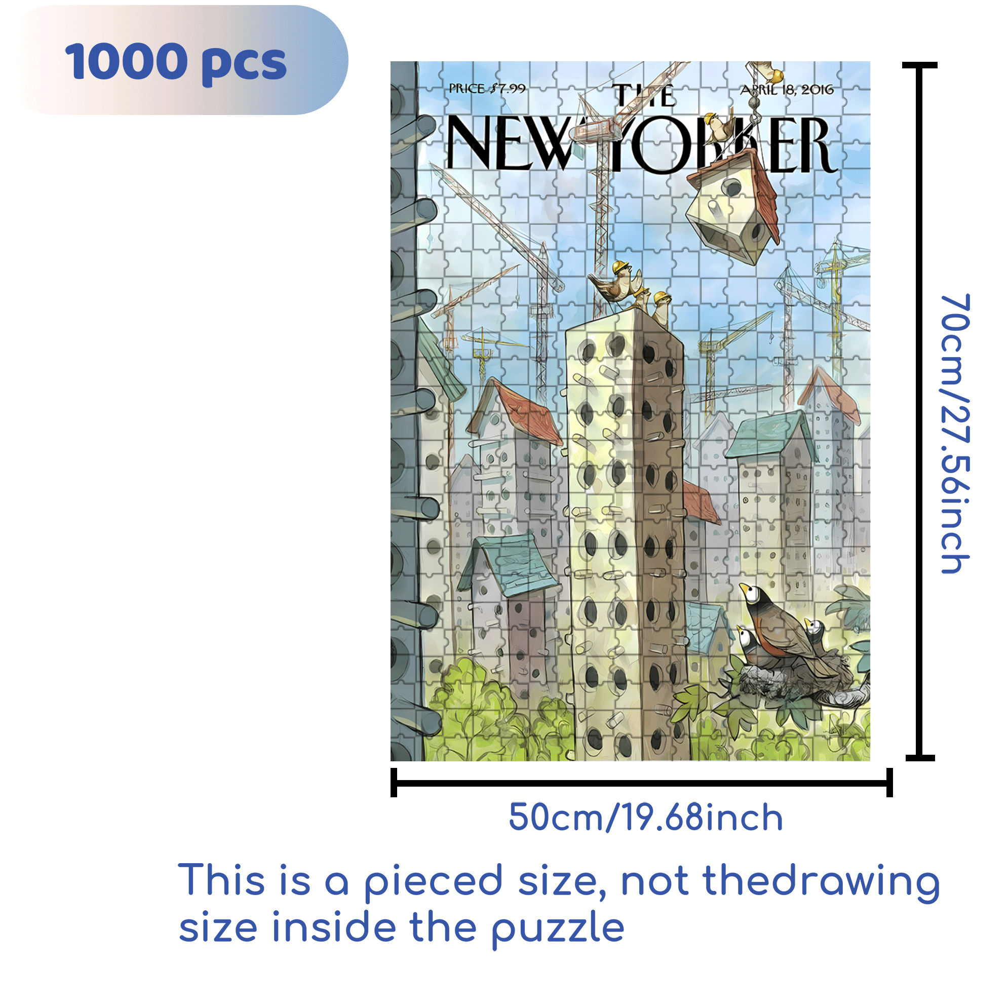 Luxury Coops 500pcs/1000pcs Jigsaw Puzzle, Scratch-Resistant, Interactive Family Game & Brain-Boosting DIY Decor, Perfect for Halloween, Christmas & New Year Gifts, Family Puzzle Game