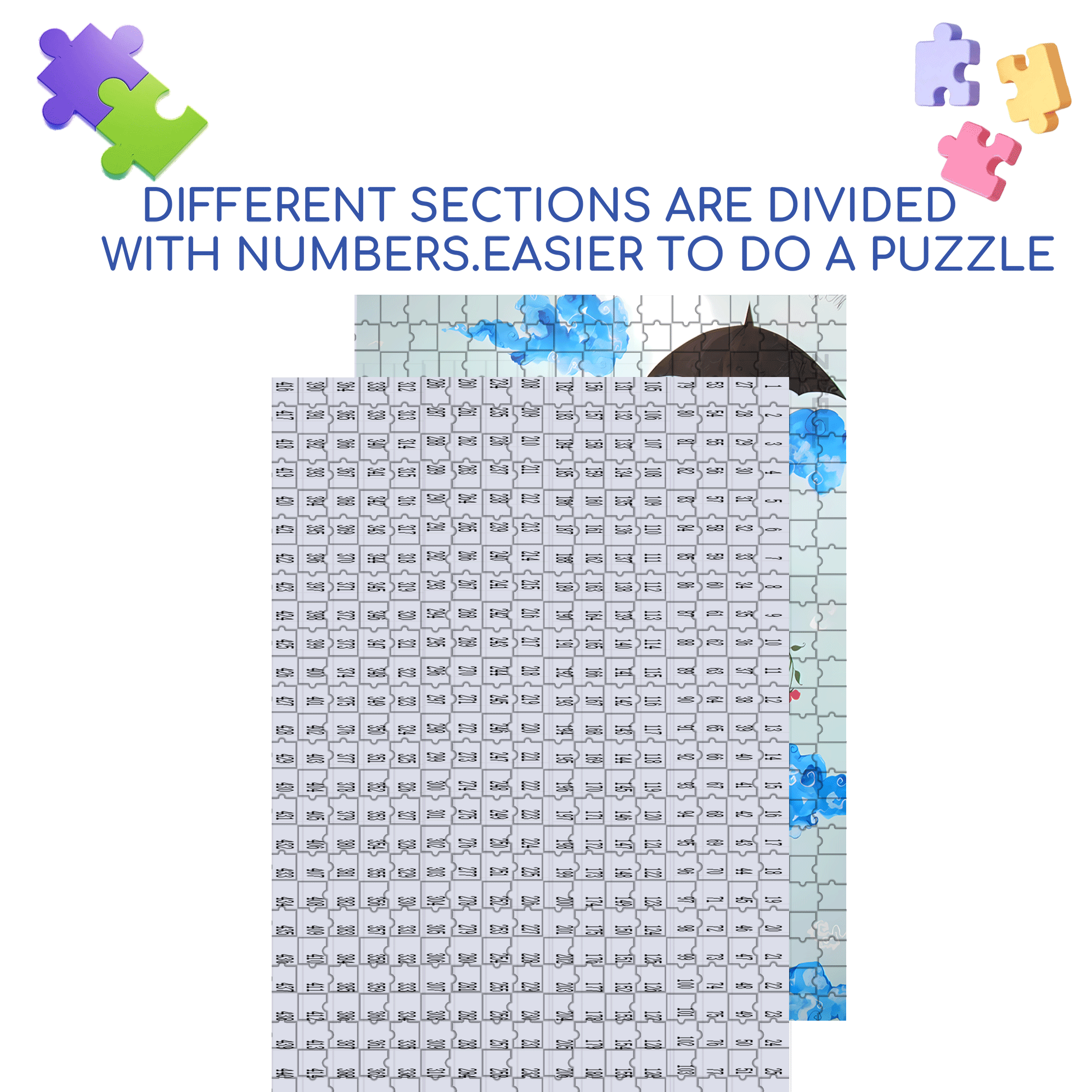 Mary Poppins 500pcs/1000pcs Jigsaw Puzzle, Scratch-Resistant, Interactive Family Game & Brain-Boosting DIY Decor, Perfect for Halloween, Christmas & New Year Gifts, Family Puzzle Game