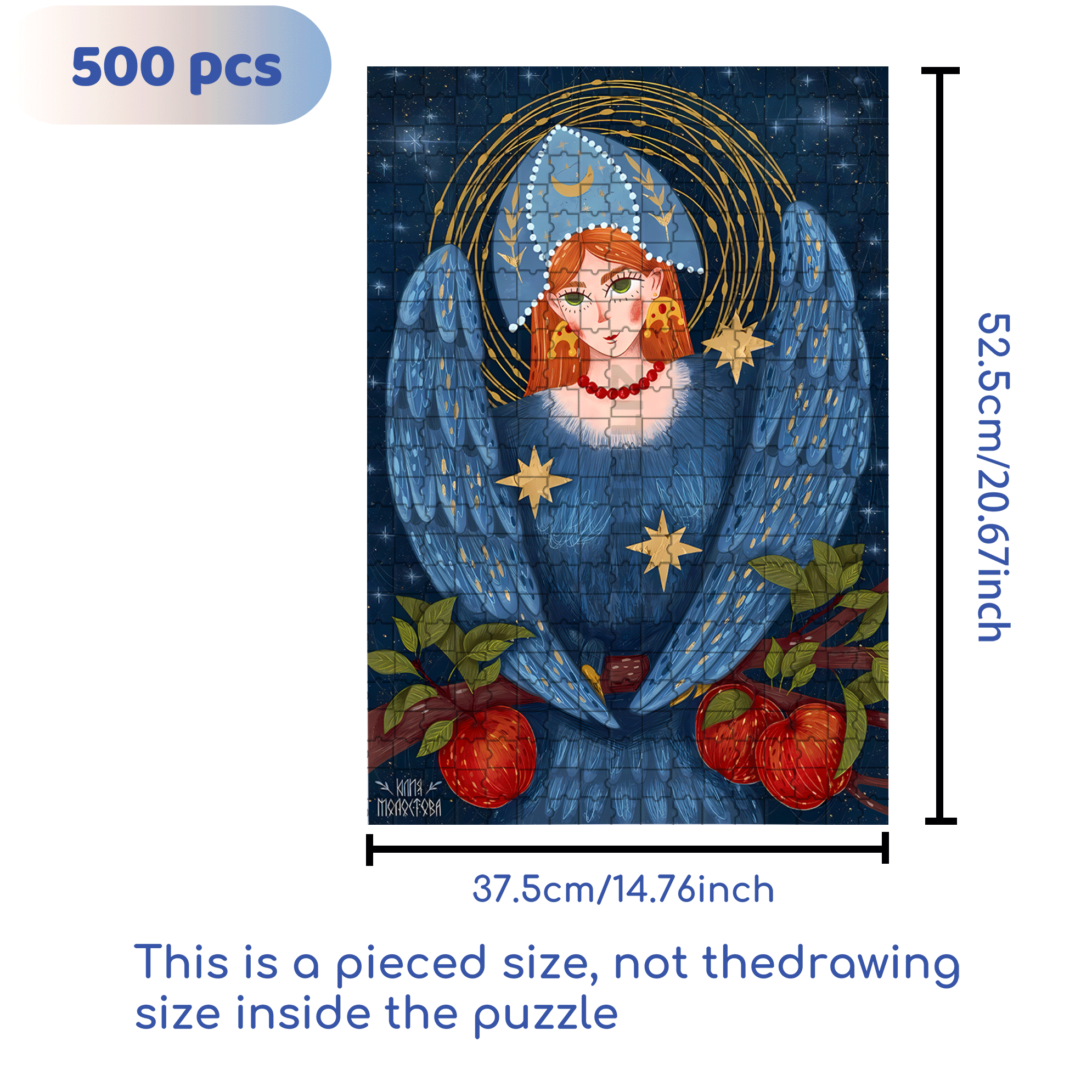 Mythological Stories 500pcs/1000pcs Jigsaw Puzzle, Scratch-Resistant, Interactive Family Game & Brain-Boosting DIY Decor, Perfect for Halloween, Christmas & New Year Gifts, Family Puzzle Game