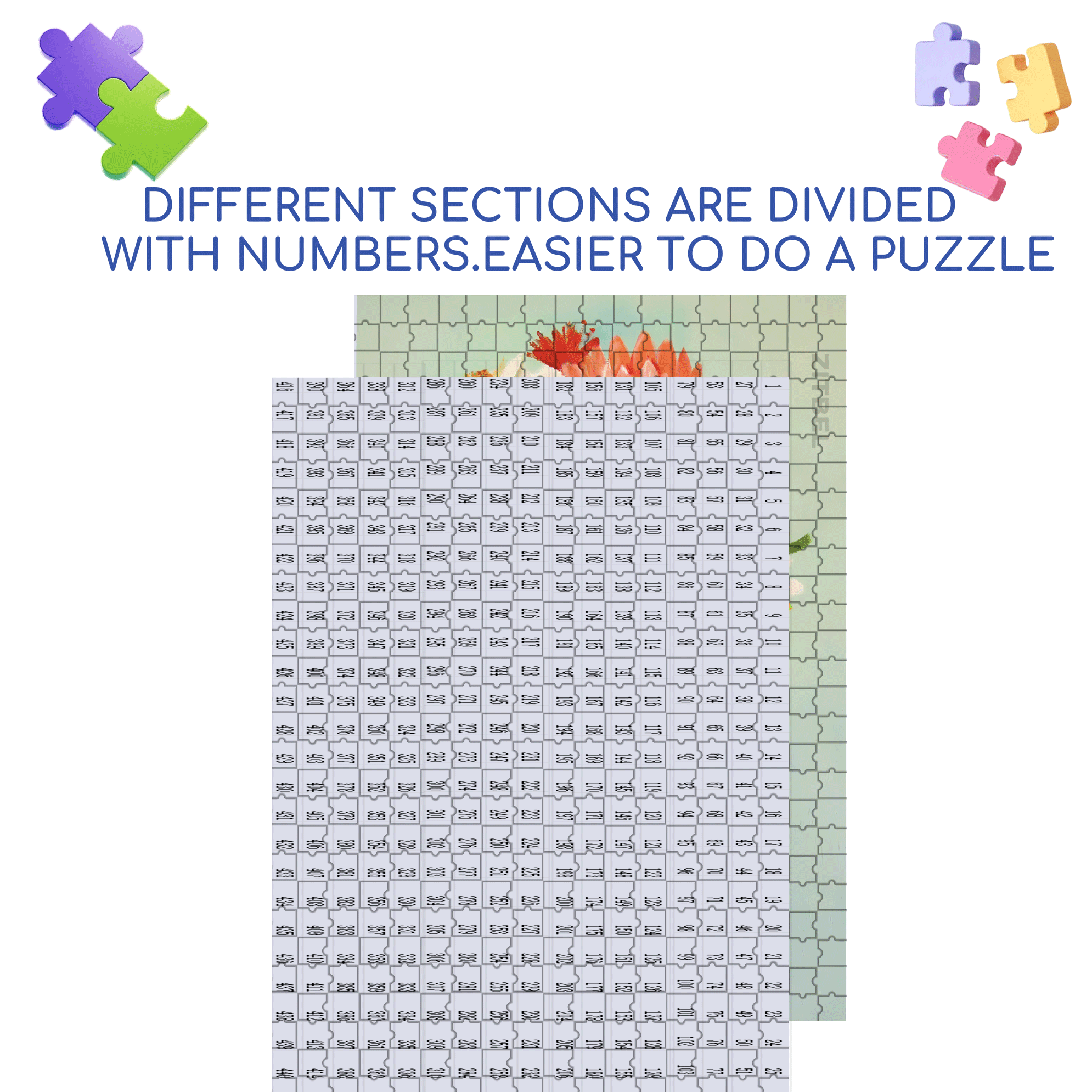 New Swim Cap 500pcs/1000pcs Jigsaw Puzzle, Scratch-Resistant, Interactive Family Game & Brain-Boosting DIY Decor, Perfect for Halloween, Christmas & New Year Gifts, Family Puzzle Game
