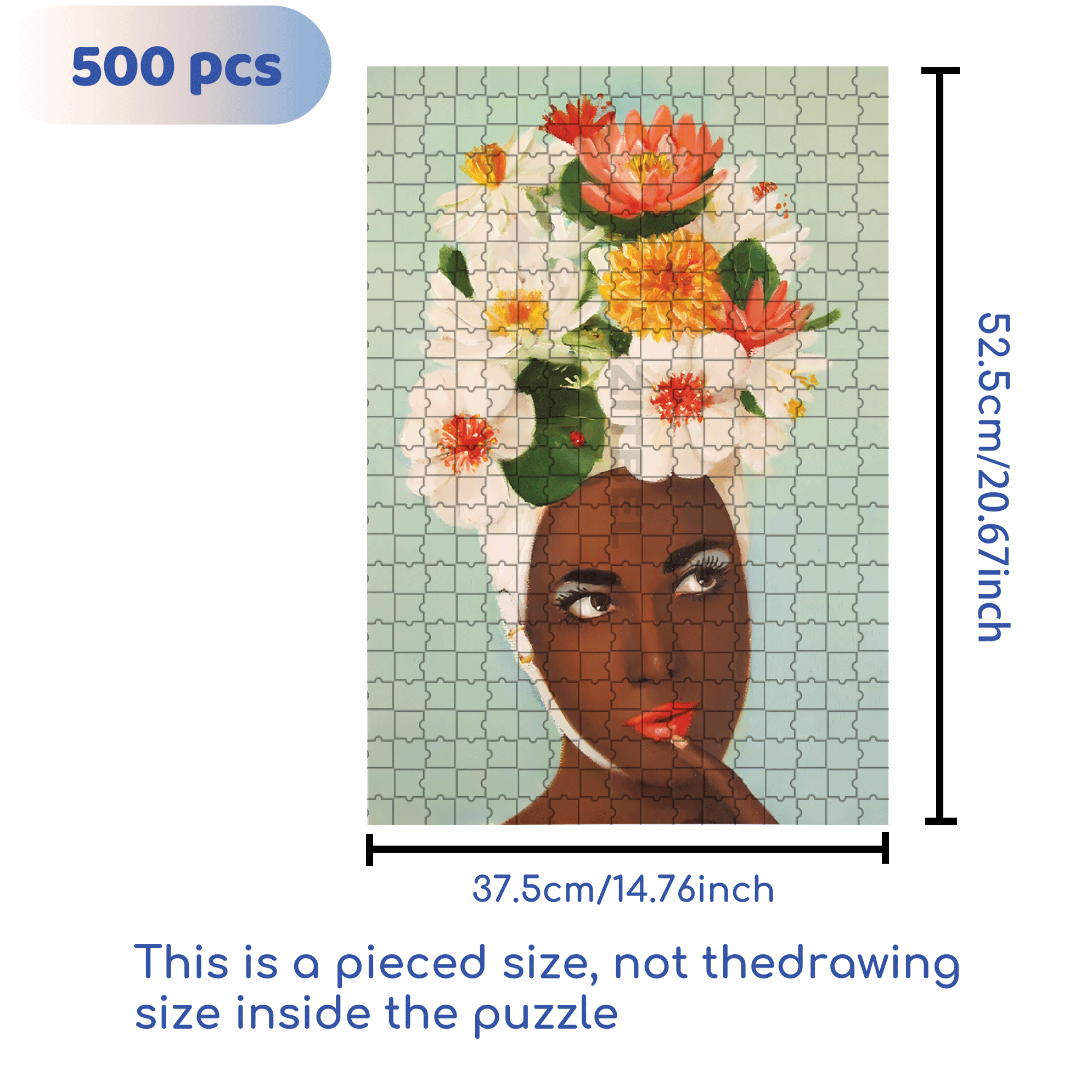 New Swim Cap 500pcs/1000pcs Jigsaw Puzzle, Scratch-Resistant, Interactive Family Game & Brain-Boosting DIY Decor, Perfect for Halloween, Christmas & New Year Gifts, Family Puzzle Game