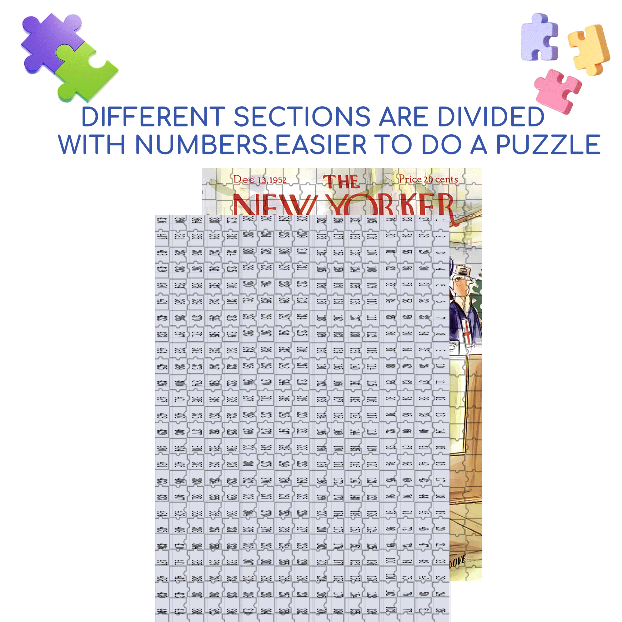 Pipe 500pcs/1000pcs Jigsaw Puzzle, Scratch-Resistant, Interactive Family Game & Brain-Boosting DIY Decor, Perfect for Halloween, Christmas & New Year Gifts, Family Puzzle Game