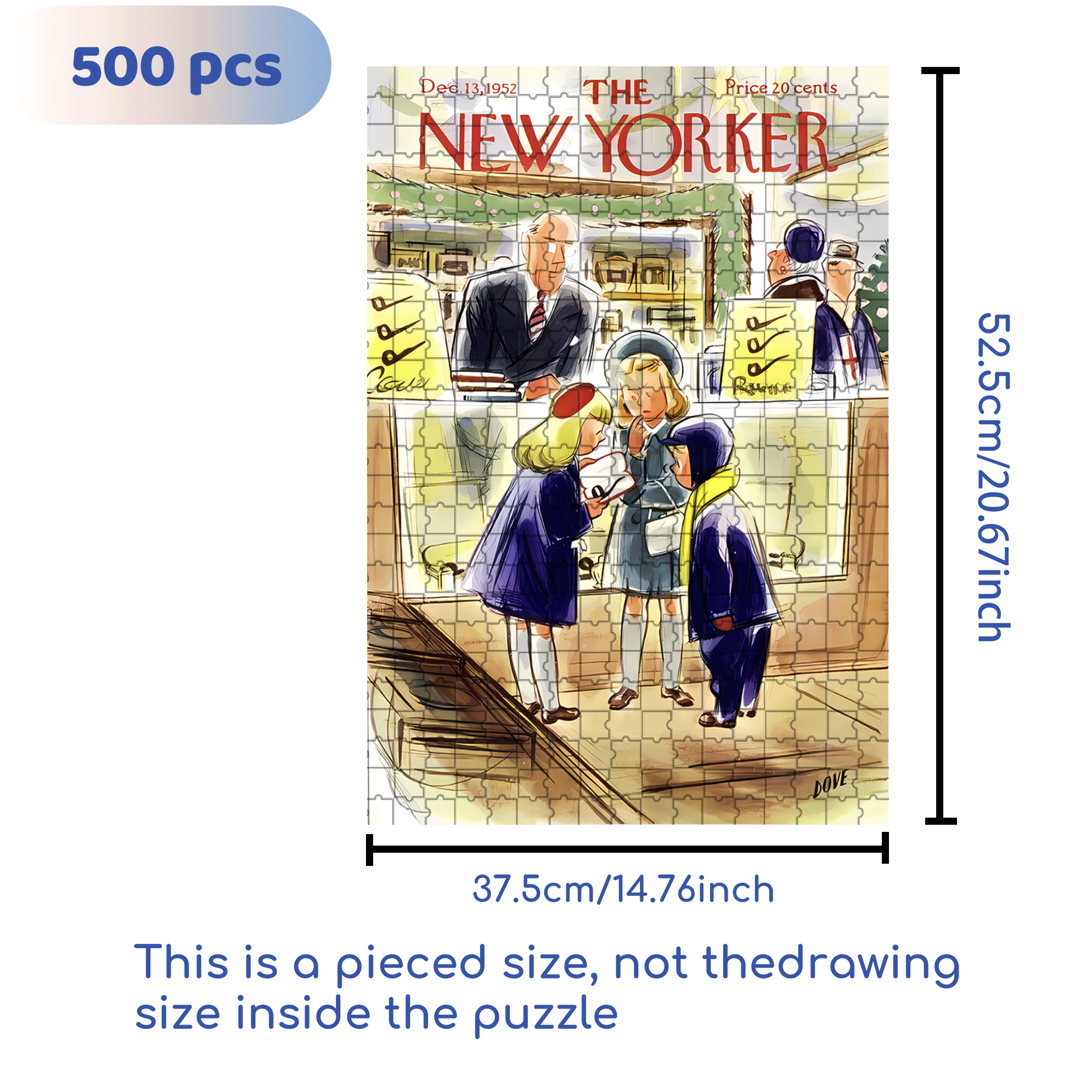 Pipe 500pcs/1000pcs Jigsaw Puzzle, Scratch-Resistant, Interactive Family Game & Brain-Boosting DIY Decor, Perfect for Halloween, Christmas & New Year Gifts, Family Puzzle Game