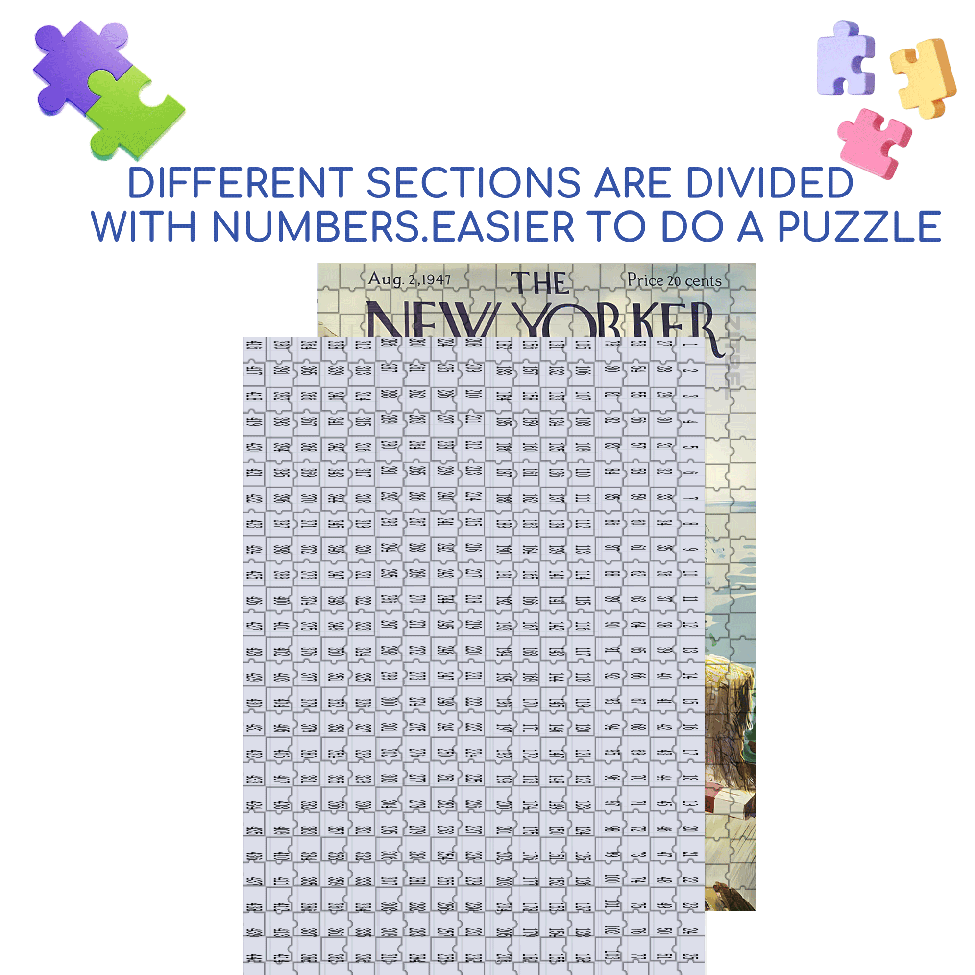 Set Sail 2 500pcs/1000pcs Jigsaw Puzzle, Scratch-Resistant, Interactive Family Game & Brain-Boosting DIY Decor, Perfect for Halloween, Christmas & New Year Gifts, Family Puzzle Game