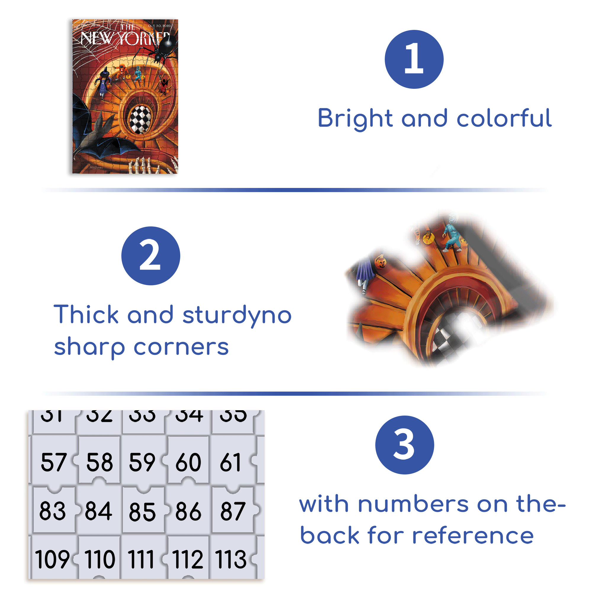 Spiral Staircase 500pcs/1000pcs Jigsaw Puzzle, Scratch-Resistant, Interactive Family Game & Brain-Boosting DIY Decor, Perfect for Halloween, Christmas & New Year Gifts, Family Puzzle Game