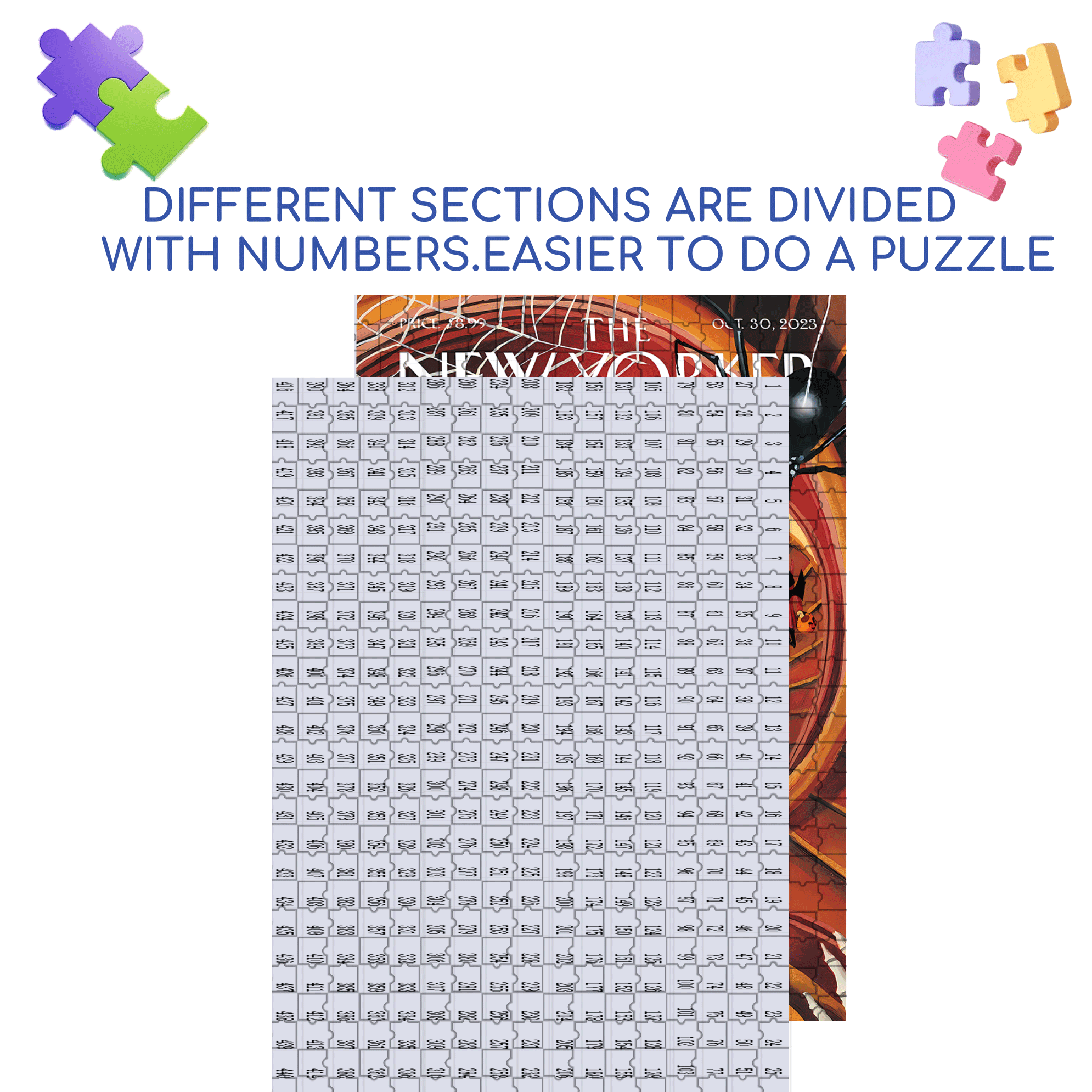 Spiral Staircase 500pcs/1000pcs Jigsaw Puzzle, Scratch-Resistant, Interactive Family Game & Brain-Boosting DIY Decor, Perfect for Halloween, Christmas & New Year Gifts, Family Puzzle Game