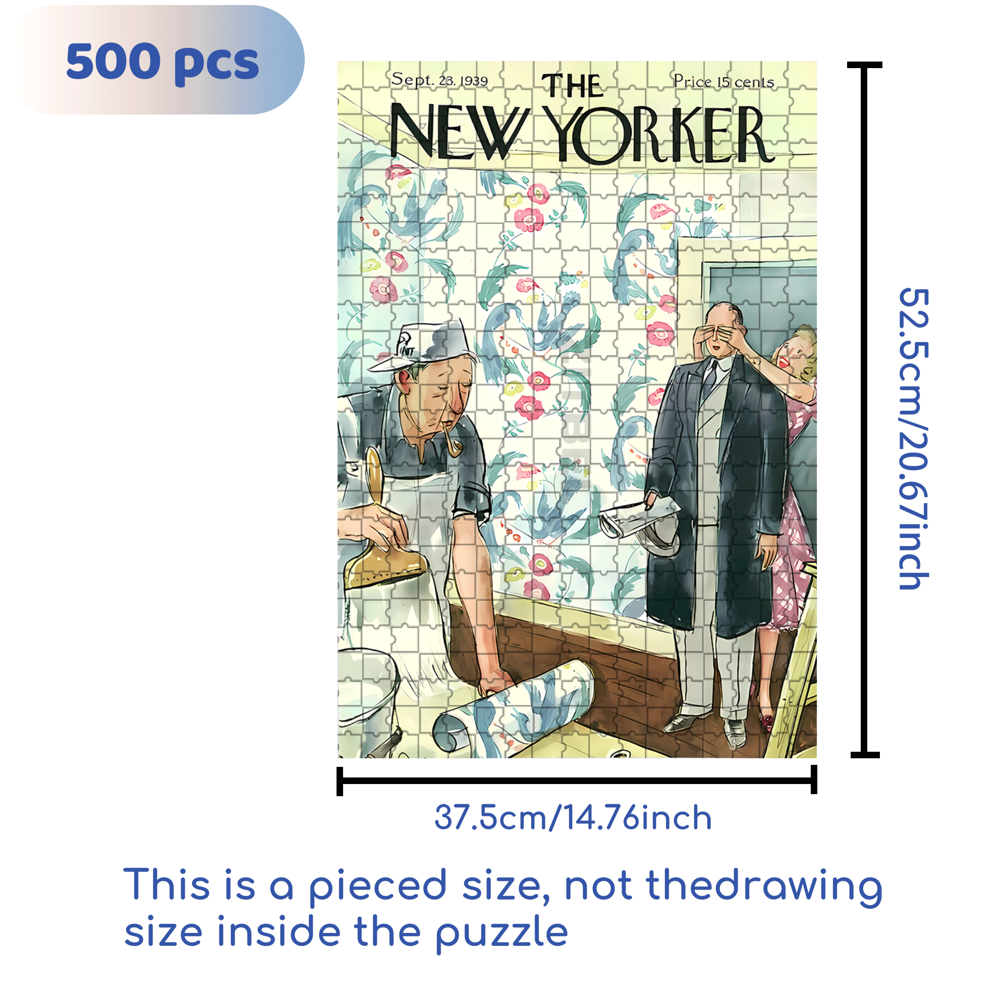 Surprise 500pcs/1000pcs Jigsaw Puzzle, Scratch-Resistant, Interactive Family Game & Brain-Boosting DIY Decor, Perfect for Halloween, Christmas & New Year Gifts, Family Puzzle Game