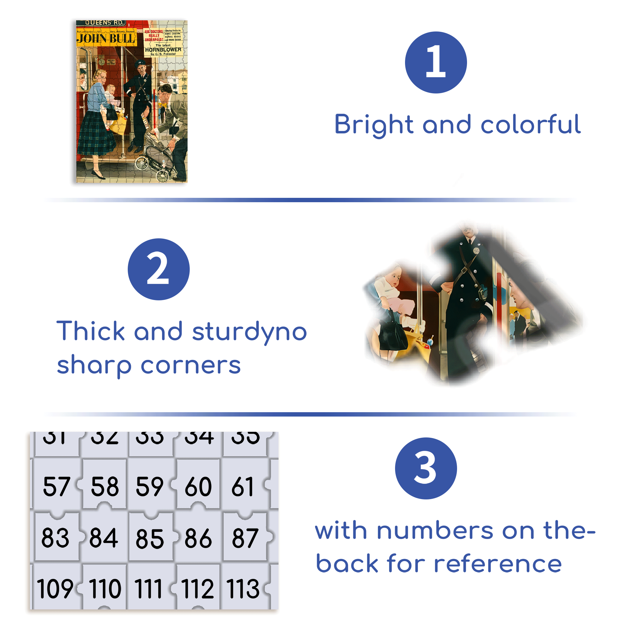 Take The Bus 500pcs/1000pcs Jigsaw Puzzle, Scratch-Resistant, Interactive Family Game & Brain-Boosting DIY Decor, Perfect for Halloween, Christmas & New Year Gifts, Family Puzzle Game