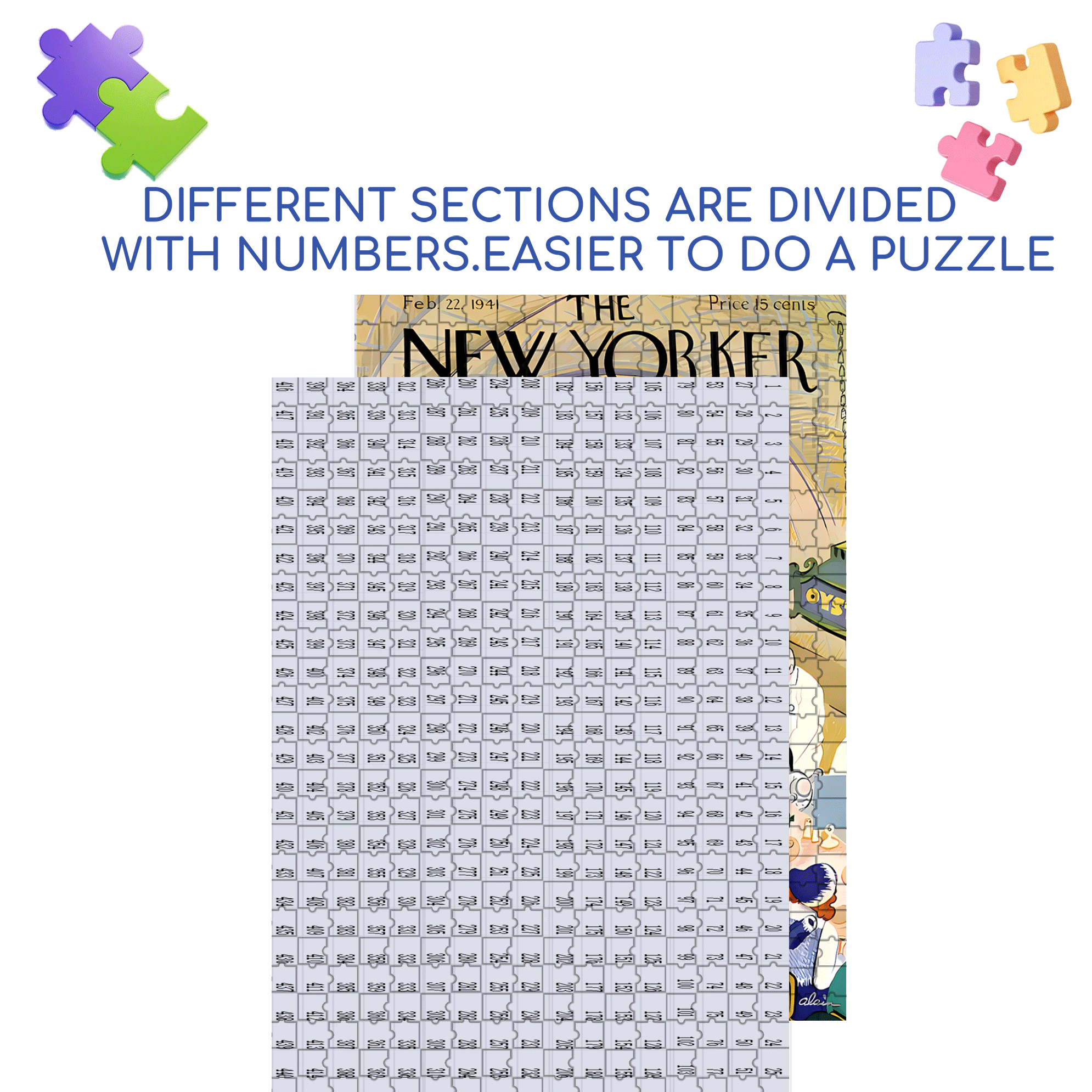 Tourist Restaurant 500pcs/1000pcs Jigsaw Puzzle, Scratch-Resistant, Interactive Family Game & Brain-Boosting DIY Decor, Perfect for Halloween, Christmas & New Year Gifts, Family Puzzle Game