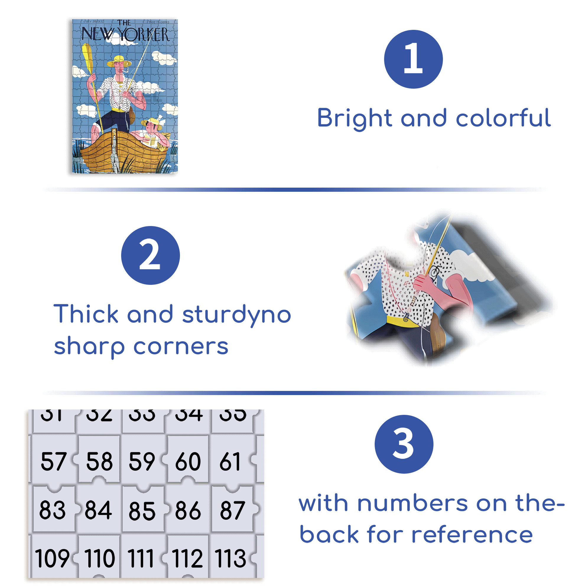 Tracking Giant Fish 500pcs/1000pcs Jigsaw Puzzle, Scratch-Resistant, Interactive Family Game & Brain-Boosting DIY Decor, Perfect for Halloween, Christmas & New Year Gifts, Family Puzzle Game
