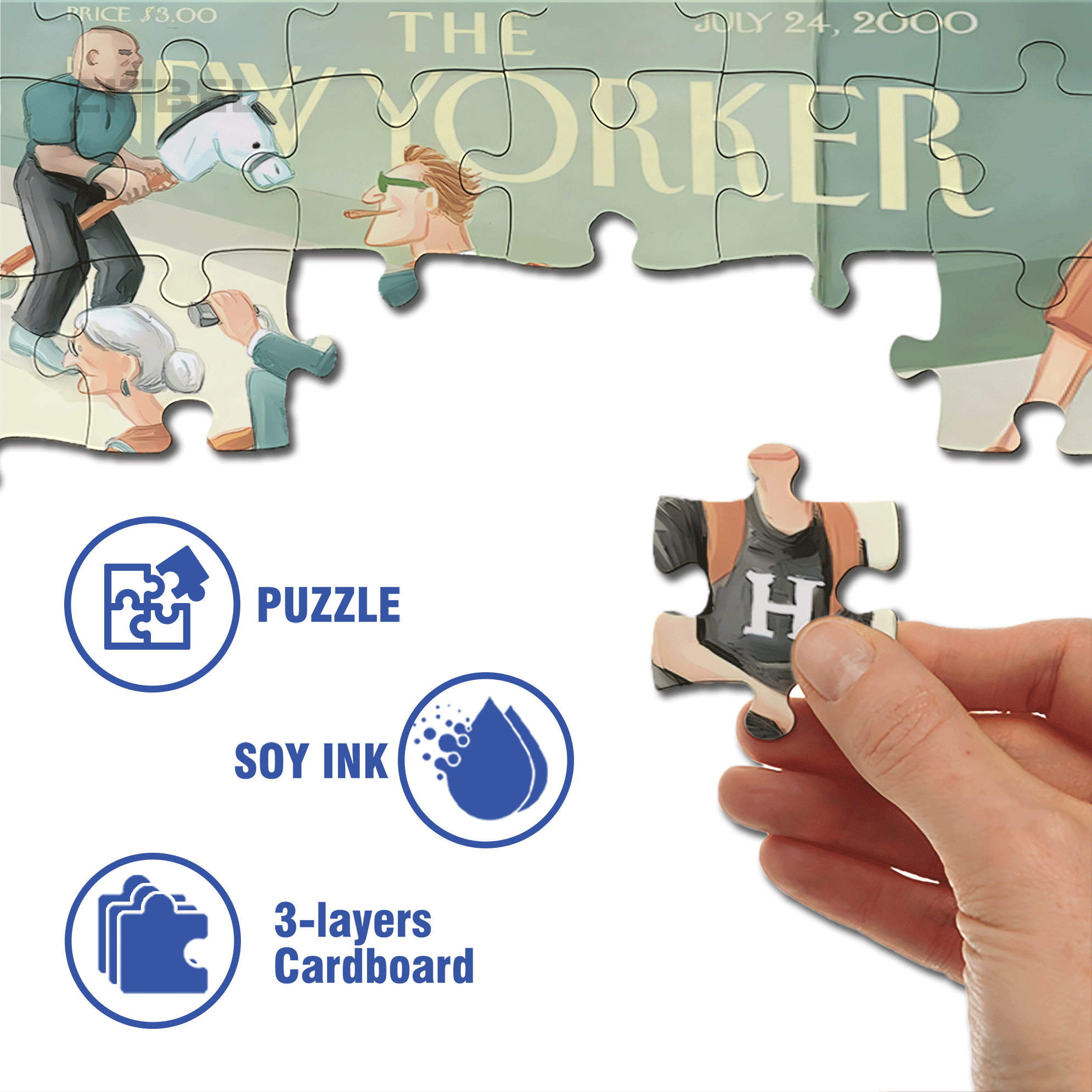 Transportation 500pcs/1000pcs Jigsaw Puzzle, Scratch-Resistant, Interactive Family Game & Brain-Boosting DIY Decor, Perfect for Halloween, Christmas & New Year Gifts, Family Puzzle Game