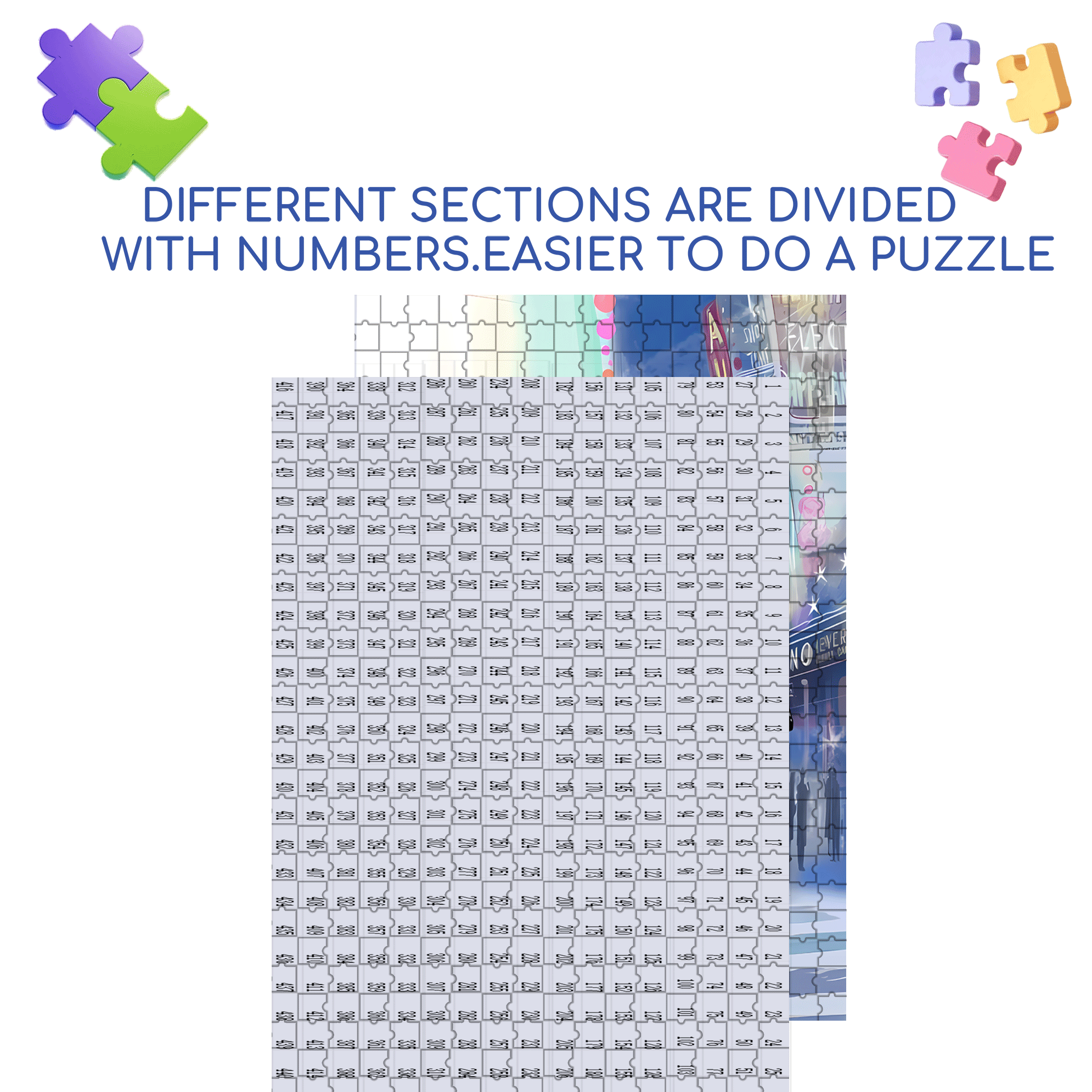 A Perfect Match 500pcs/1000pcs Jigsaw Puzzle, Scratch-Resistant, Interactive Family Game & Brain-Boosting DIY Decor, Perfect for Halloween, Christmas & New Year Gifts, Family Puzzle Game