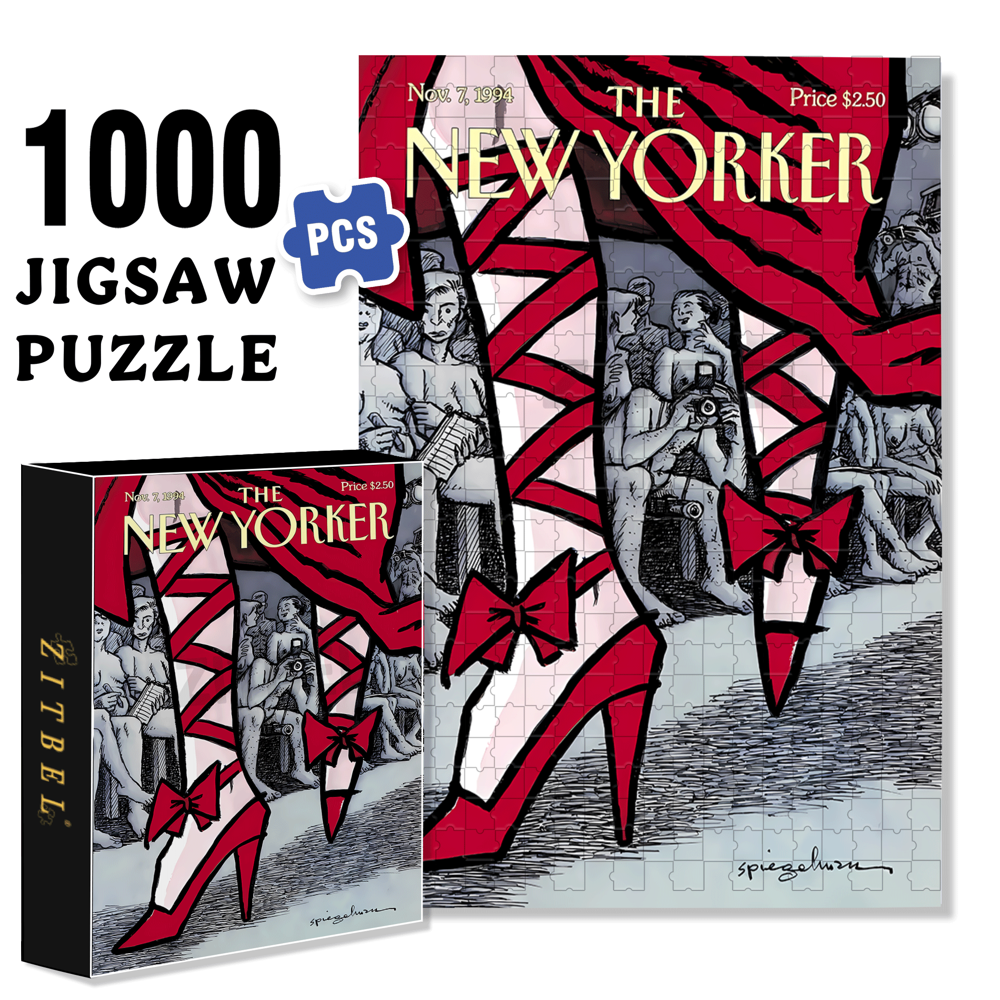 All Eyes 500pcs/1000pcs Jigsaw Puzzle, Scratch-Resistant, Interactive Family Game & Brain-Boosting DIY Decor, Perfect for Halloween, Christmas & New Year Gifts, Family Puzzle Game