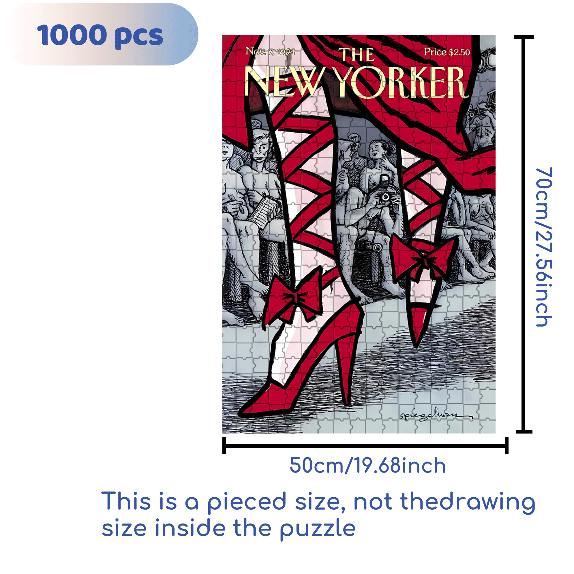 All Eyes 500pcs/1000pcs Jigsaw Puzzle, Scratch-Resistant, Interactive Family Game & Brain-Boosting DIY Decor, Perfect for Halloween, Christmas & New Year Gifts, Family Puzzle Game