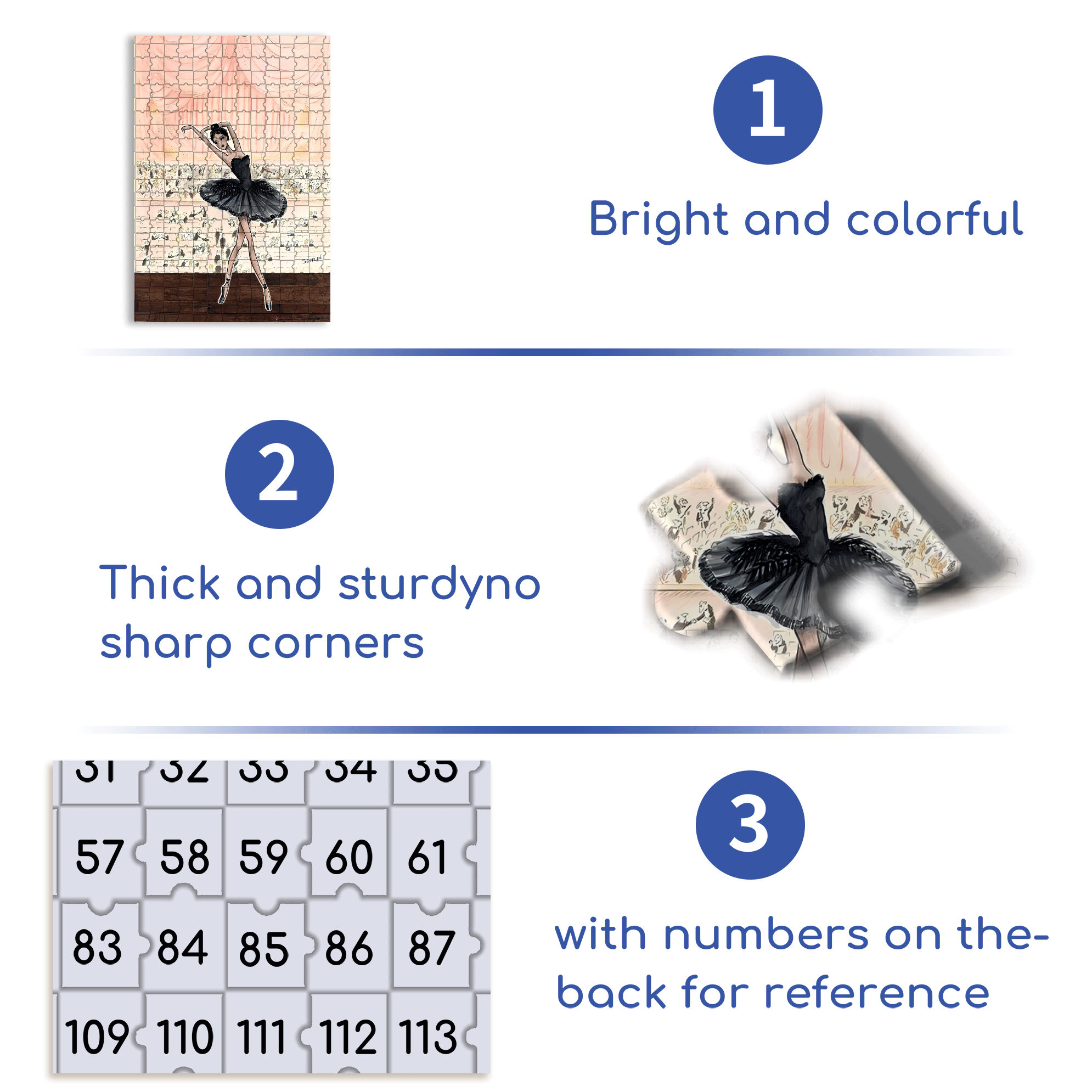Black Swan 500pcs/1000pcs Jigsaw Puzzle, Scratch-Resistant, Interactive Family Game & Brain-Boosting DIY Decor, Perfect for Halloween, Christmas & New Year Gifts, Family Puzzle Game