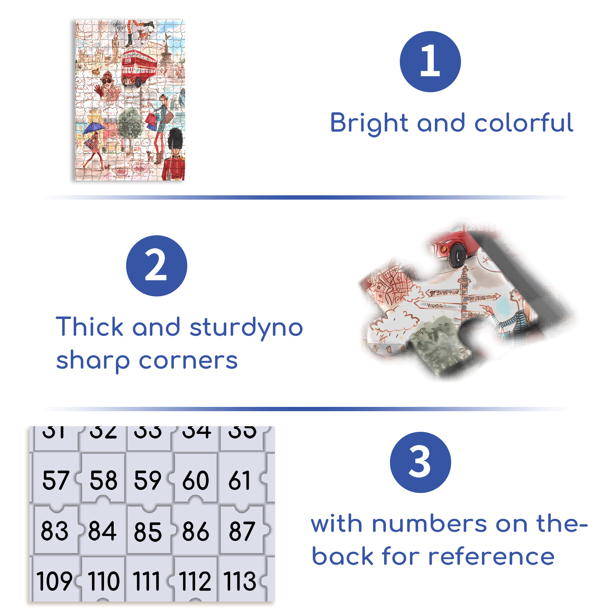 Chic  500pcs/1000pcs Jigsaw Puzzle, Scratch-Resistant, Interactive Family Game & Brain-Boosting DIY Decor, Perfect for Halloween, Christmas & New Year Gifts, Family Puzzle Game