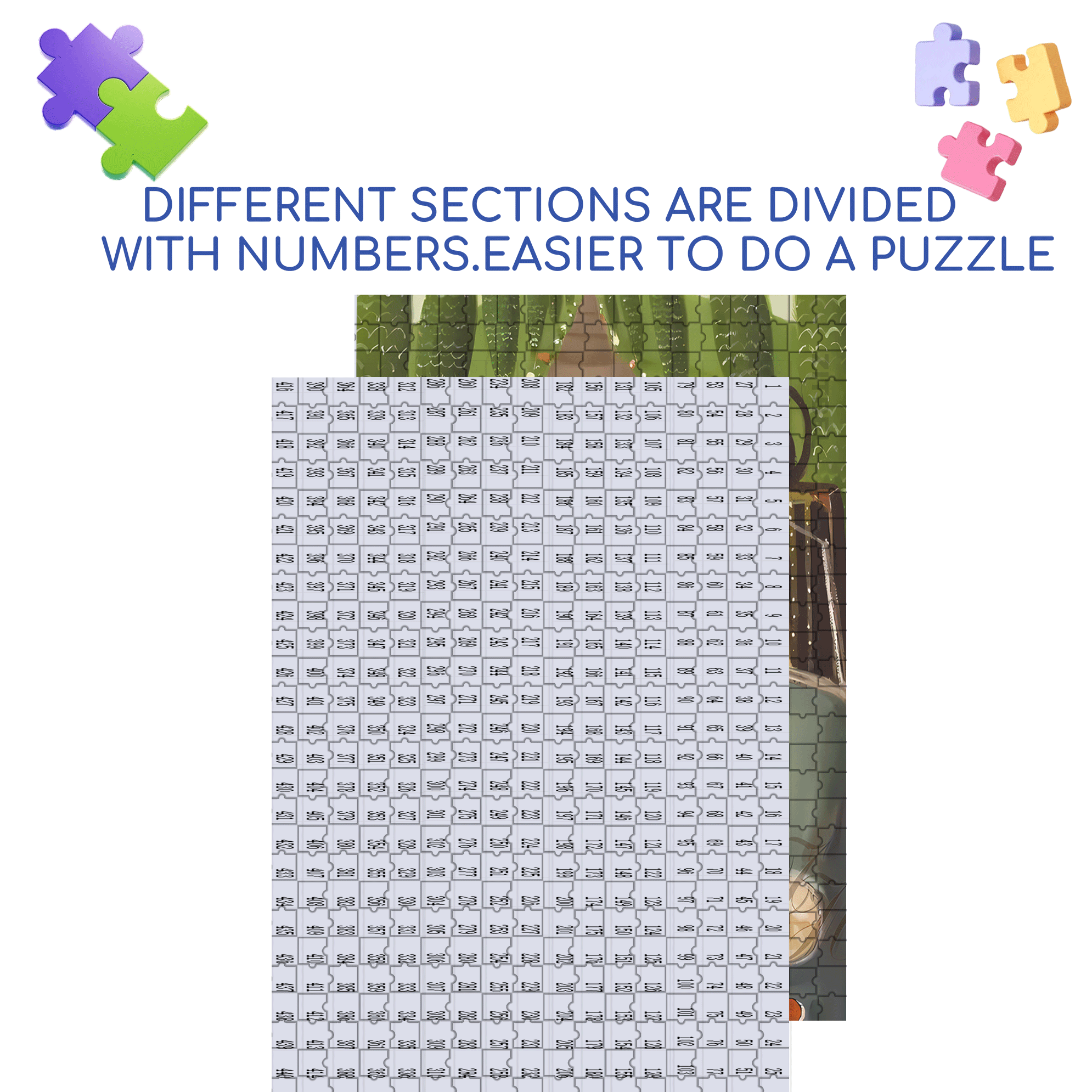 Driving A Car 500pcs/1000pcs Jigsaw Puzzle, Scratch-Resistant, Interactive Family Game & Brain-Boosting DIY Decor, Perfect for Halloween, Christmas & New Year Gifts, Family Puzzle Game
