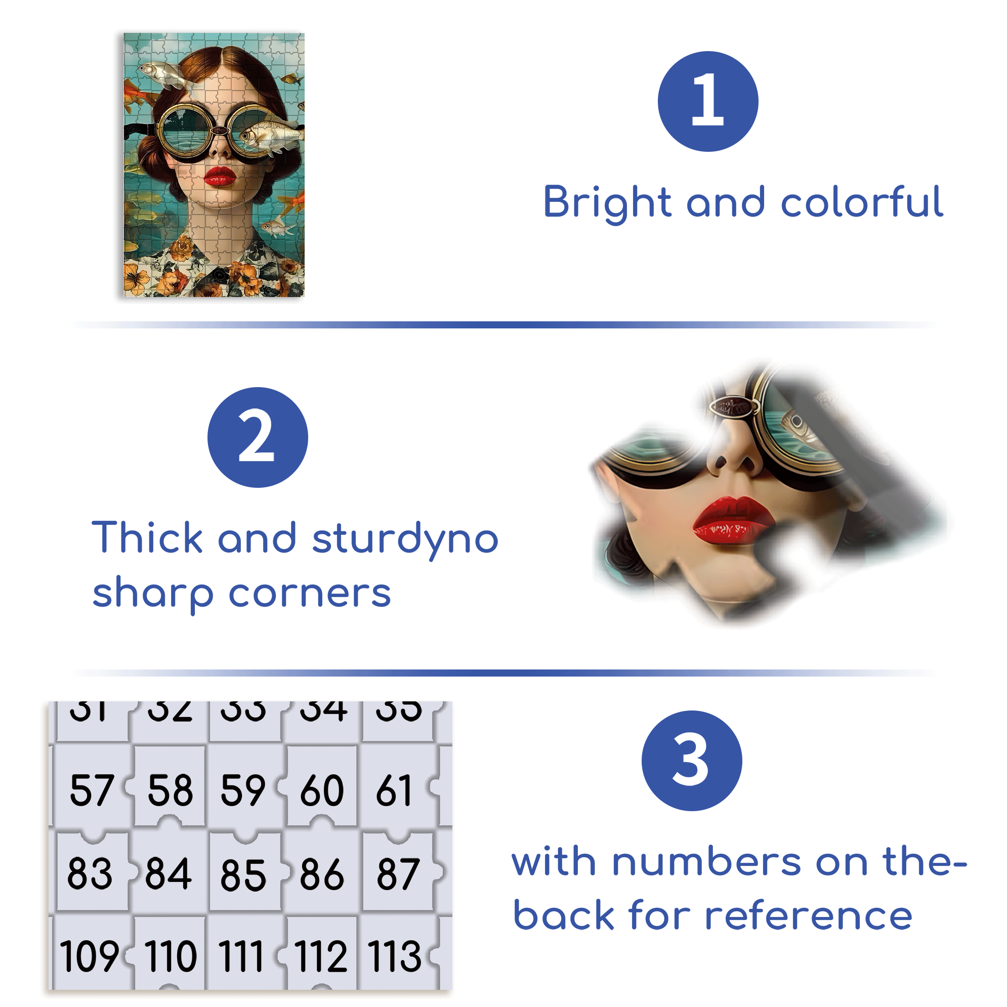 Fiery Red Lips 500pcs/1000pcs Jigsaw Puzzle, Scratch-Resistant, Interactive Family Game & Brain-Boosting DIY Decor, Perfect for Halloween, Christmas & New Year Gifts, Family Puzzle Game