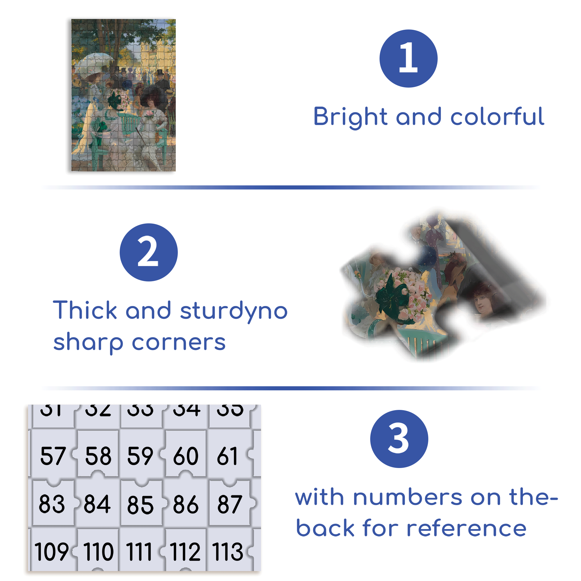 French Women 500pcs/1000pcs Jigsaw Puzzle, Scratch-Resistant, Interactive Family Game & Brain-Boosting DIY Decor, Perfect for Halloween, Christmas & New Year Gifts, Family Puzzle Game