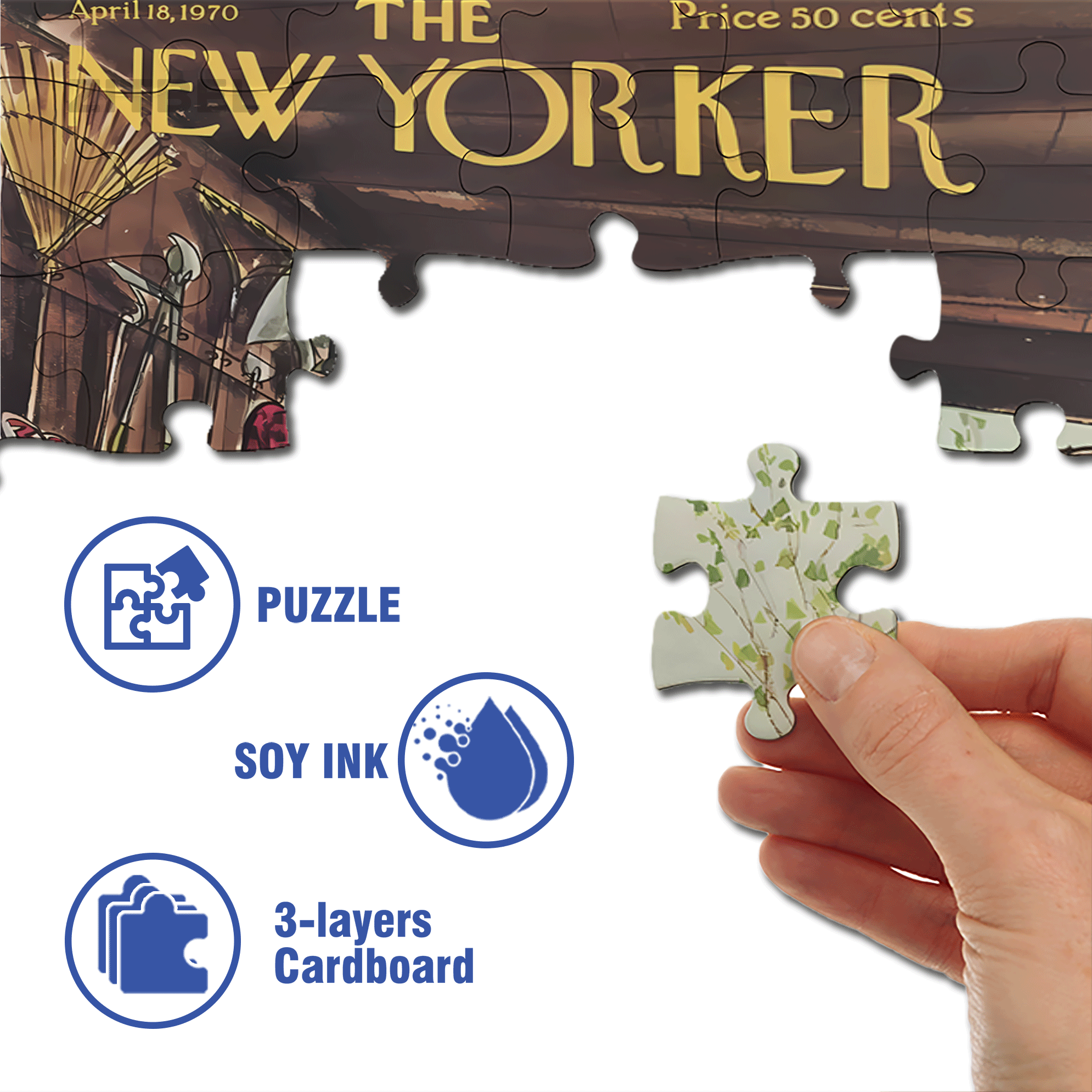 Golf In The Warehouse 500pcs/1000pcs Jigsaw Puzzle, Scratch-Resistant, Interactive Family Game & Brain-Boosting DIY Decor, Perfect for Halloween, Christmas & New Year Gifts, Family Puzzle Game
