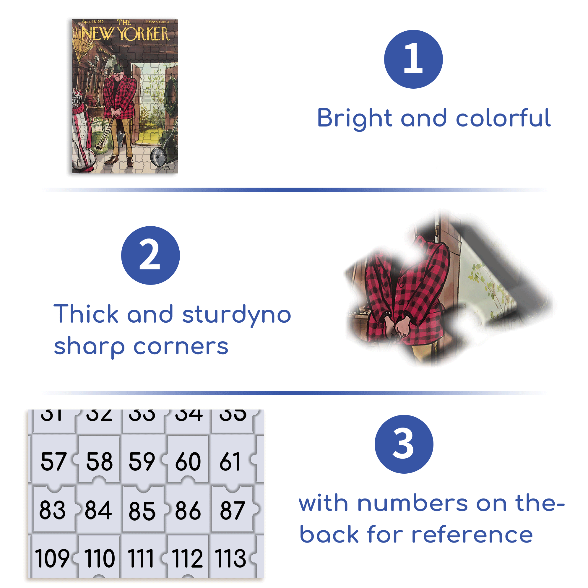 Golf In The Warehouse 500pcs/1000pcs Jigsaw Puzzle, Scratch-Resistant, Interactive Family Game & Brain-Boosting DIY Decor, Perfect for Halloween, Christmas & New Year Gifts, Family Puzzle Game