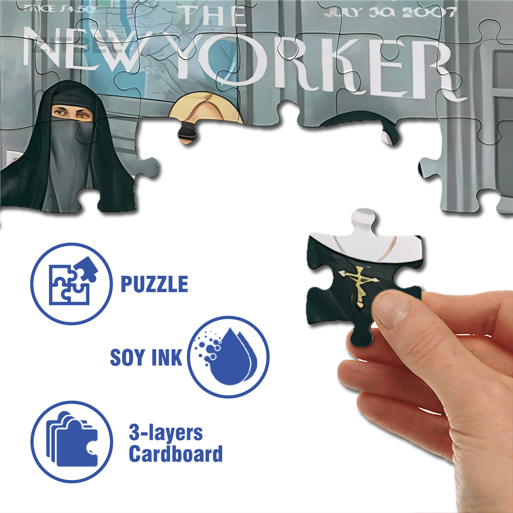 Harmony In Diversity 500pcs/1000pcs Jigsaw Puzzle, Scratch-Resistant, Interactive Family Game & Brain-Boosting DIY Decor, Perfect for Halloween, Christmas & New Year Gifts, Family Puzzle Game