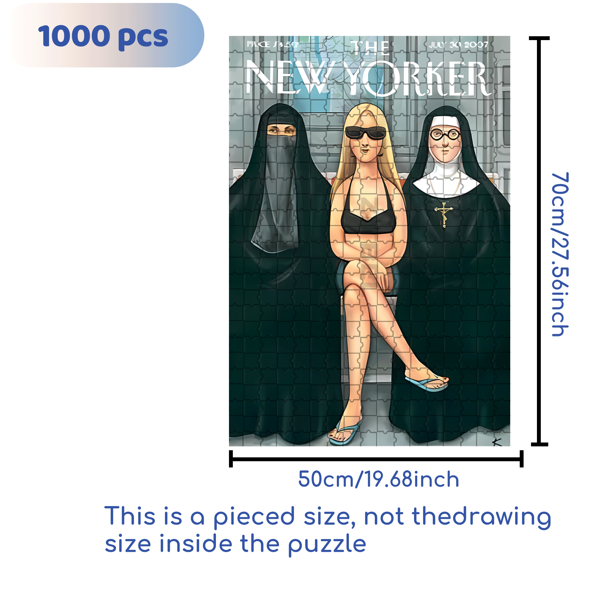 Harmony In Diversity 500pcs/1000pcs Jigsaw Puzzle, Scratch-Resistant, Interactive Family Game & Brain-Boosting DIY Decor, Perfect for Halloween, Christmas & New Year Gifts, Family Puzzle Game