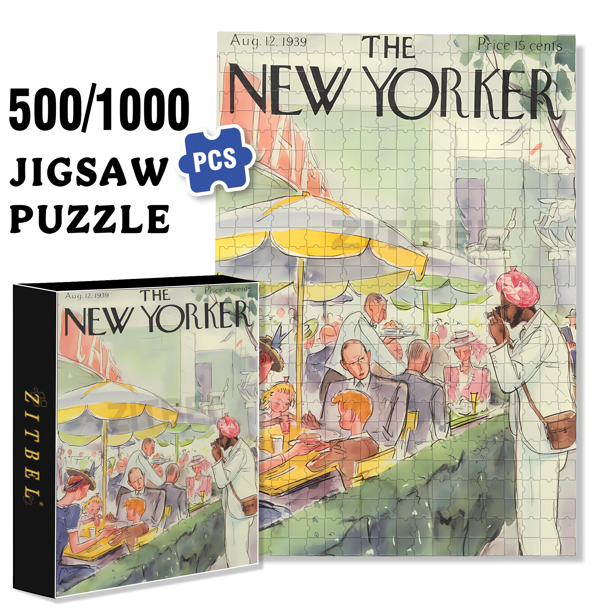 Impolite 500pcs/1000pcs Jigsaw Puzzle, Scratch-Resistant, Interactive Family Game & Brain-Boosting DIY Decor, Perfect for Halloween, Christmas & New Year Gifts, Family Puzzle Game