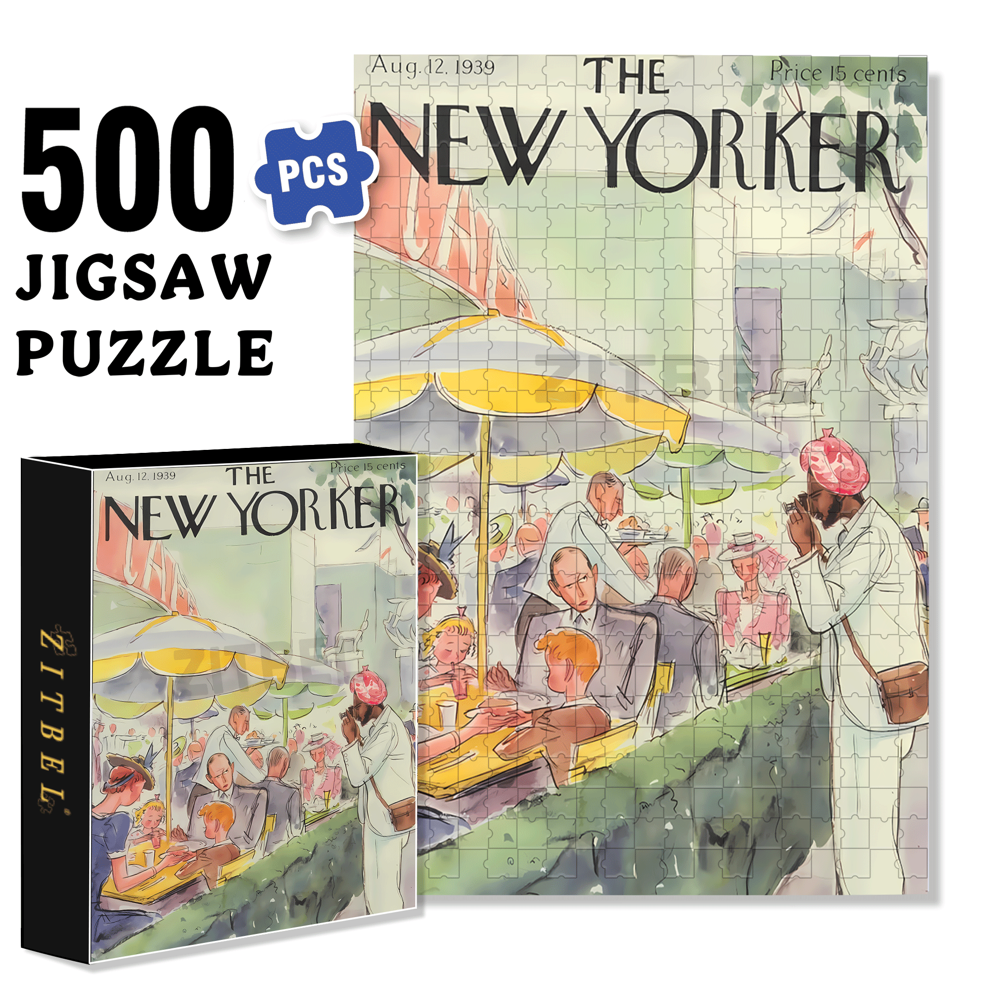 Impolite 500pcs/1000pcs Jigsaw Puzzle, Scratch-Resistant, Interactive Family Game & Brain-Boosting DIY Decor, Perfect for Halloween, Christmas & New Year Gifts, Family Puzzle Game