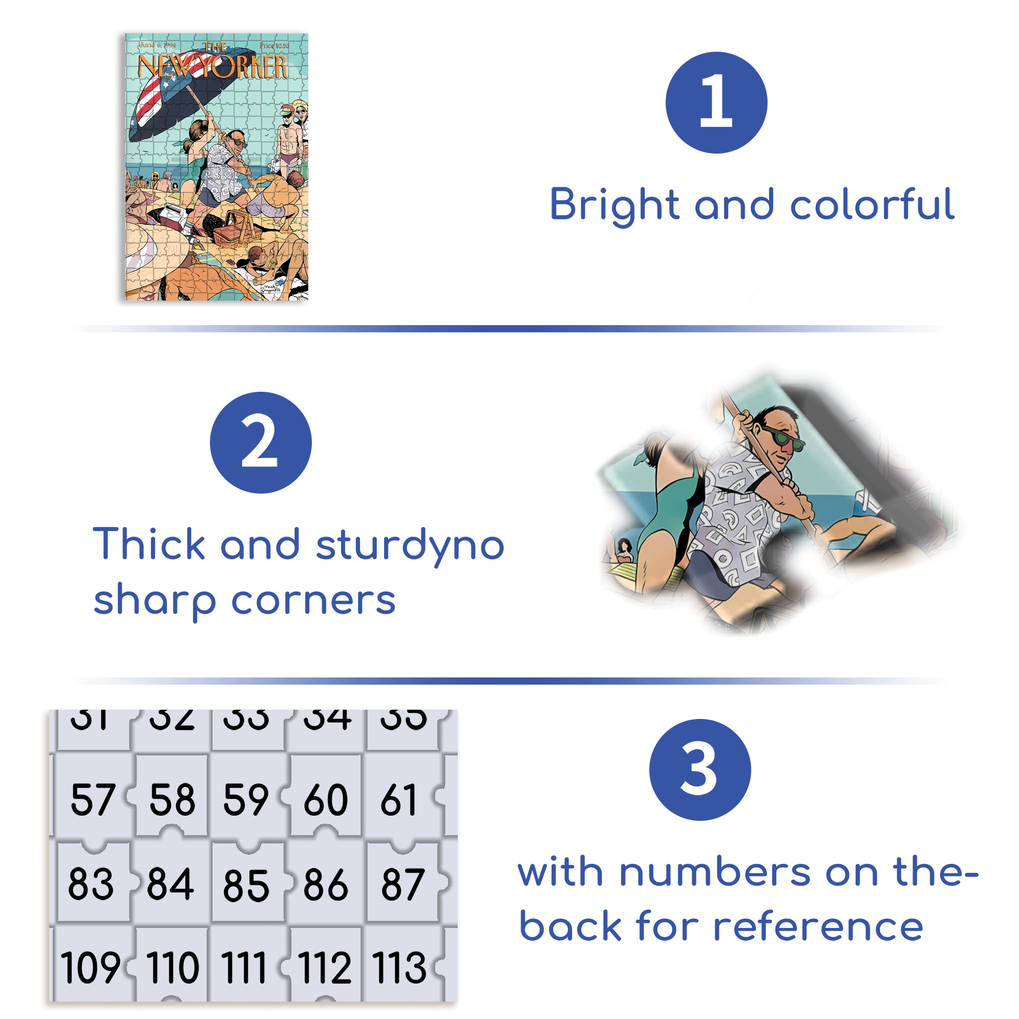 Install Sun Umbrella 500pcs/1000pcs Jigsaw Puzzle, Scratch-Resistant, Interactive Family Game & Brain-Boosting DIY Decor, Perfect for Halloween, Christmas & New Year Gifts, Family Puzzle Game